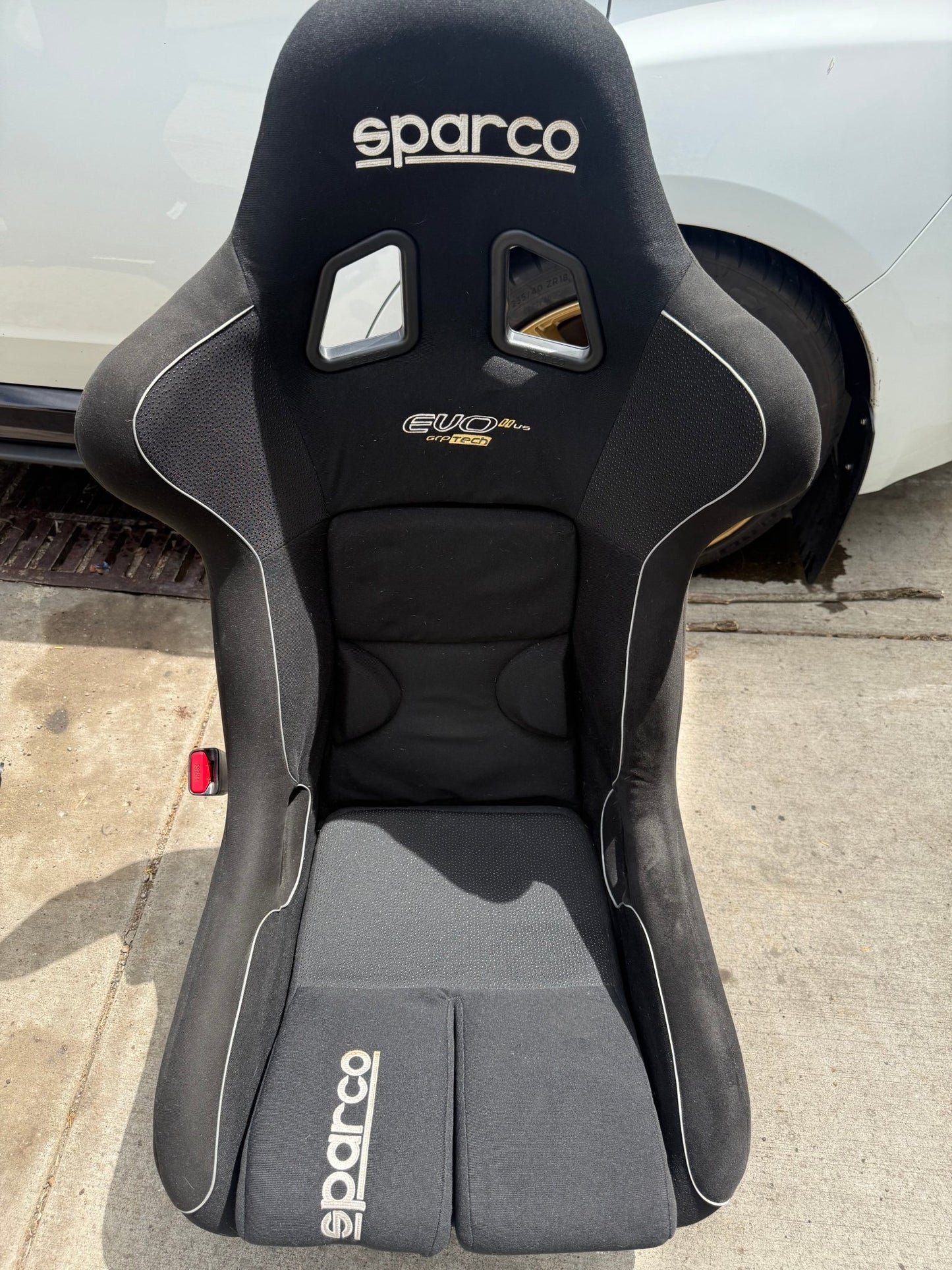 SPARCO EVO 2 racing bucket seats 2008-2014 WRX & Subaru STi Impreza 08-14 w/ side mounts & sparco sliders