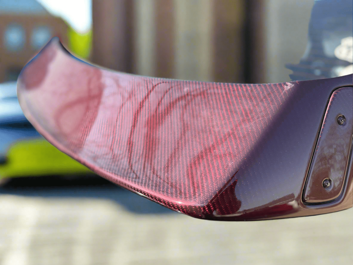 Charge speed chargespeed roof vane carbon fiber jdm wing areo subaru gd STi & wrx 2002-2007