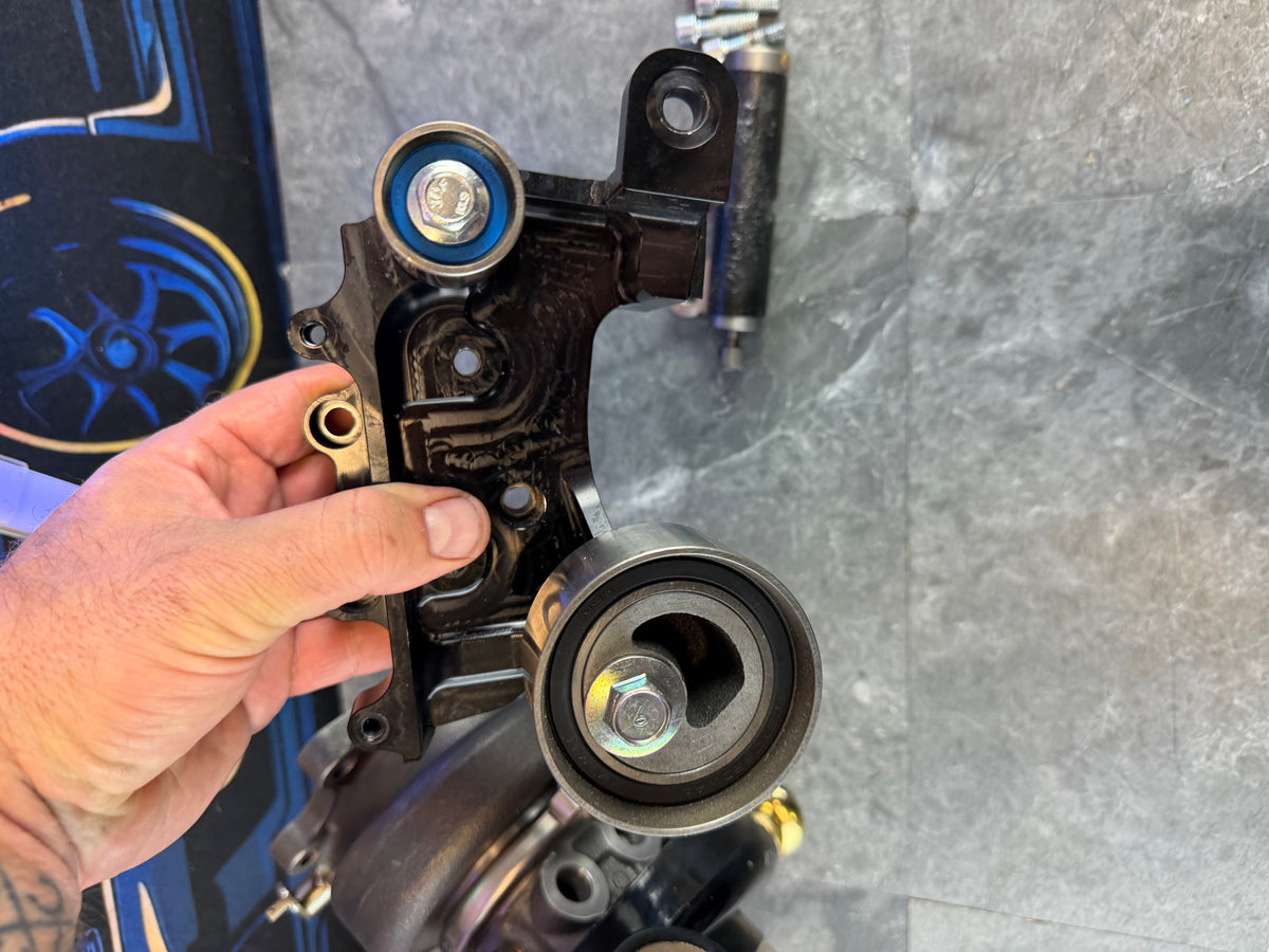IAG v2 billet timing belt tensioner Subaru STi and wrx