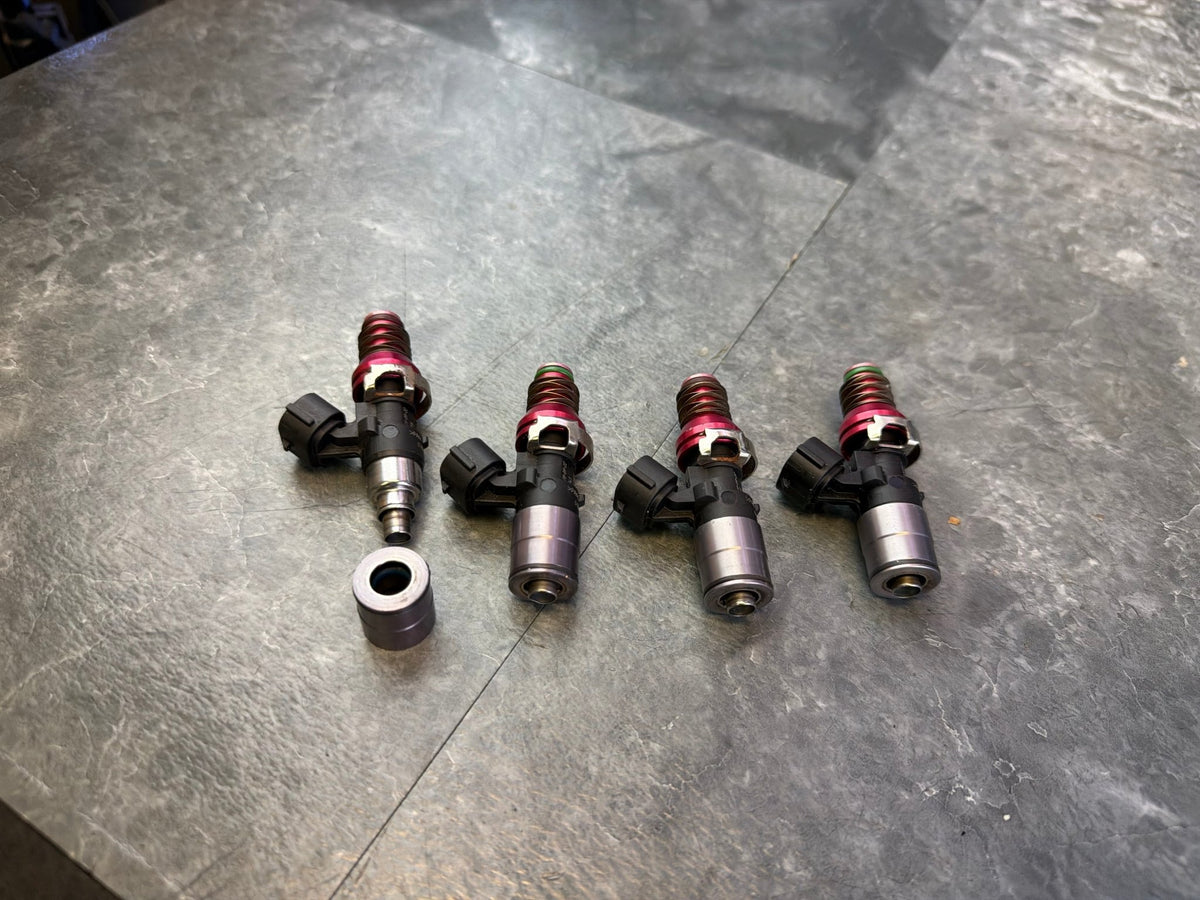 FIC top feed fuel injectors SUBARU STi 2200 CC w: ID upper & lower adapters