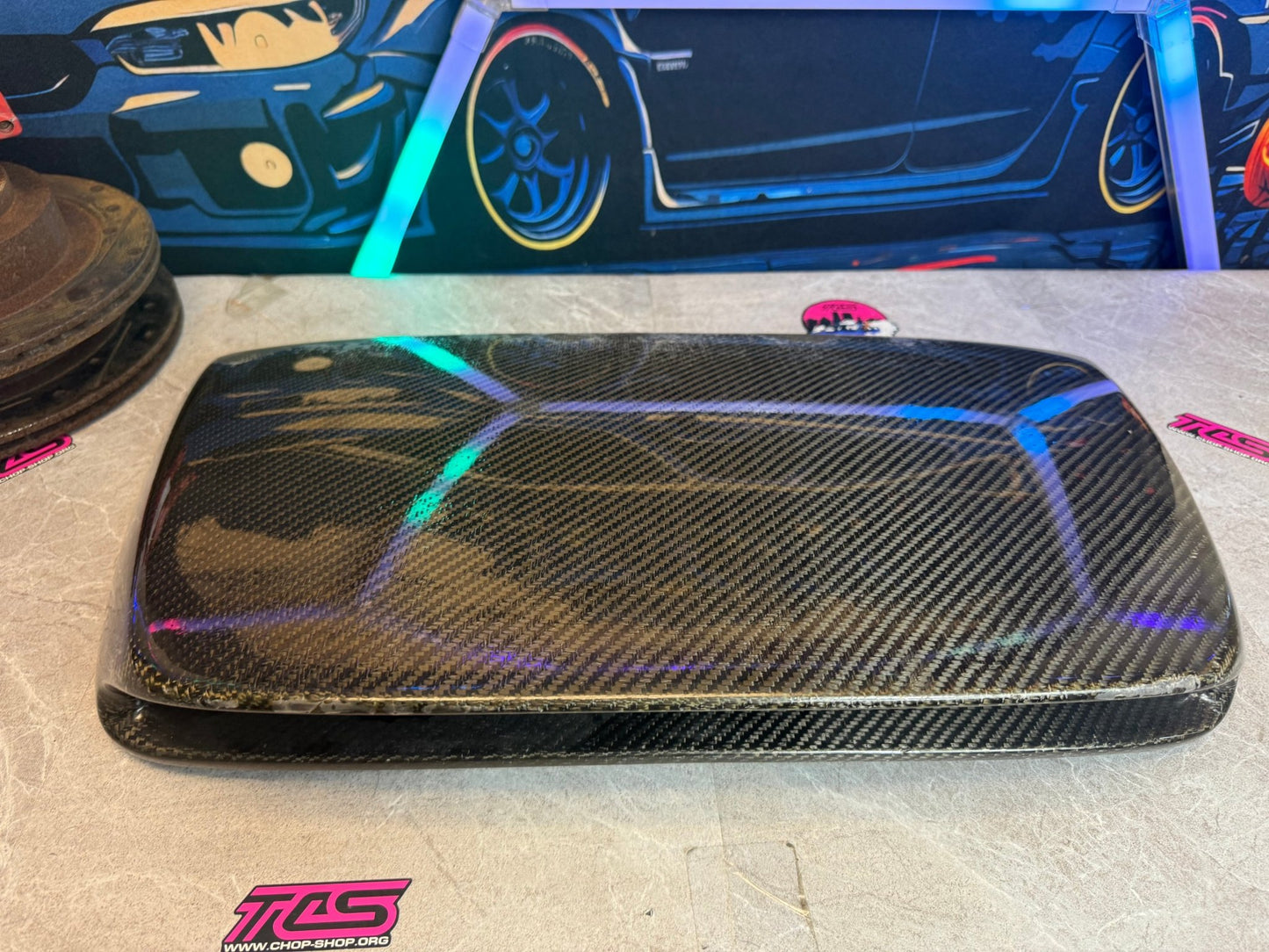 SEIBON carbon fiber β STi style β 4β tall hood scoop 2006 2007 Subaru wrx & STi