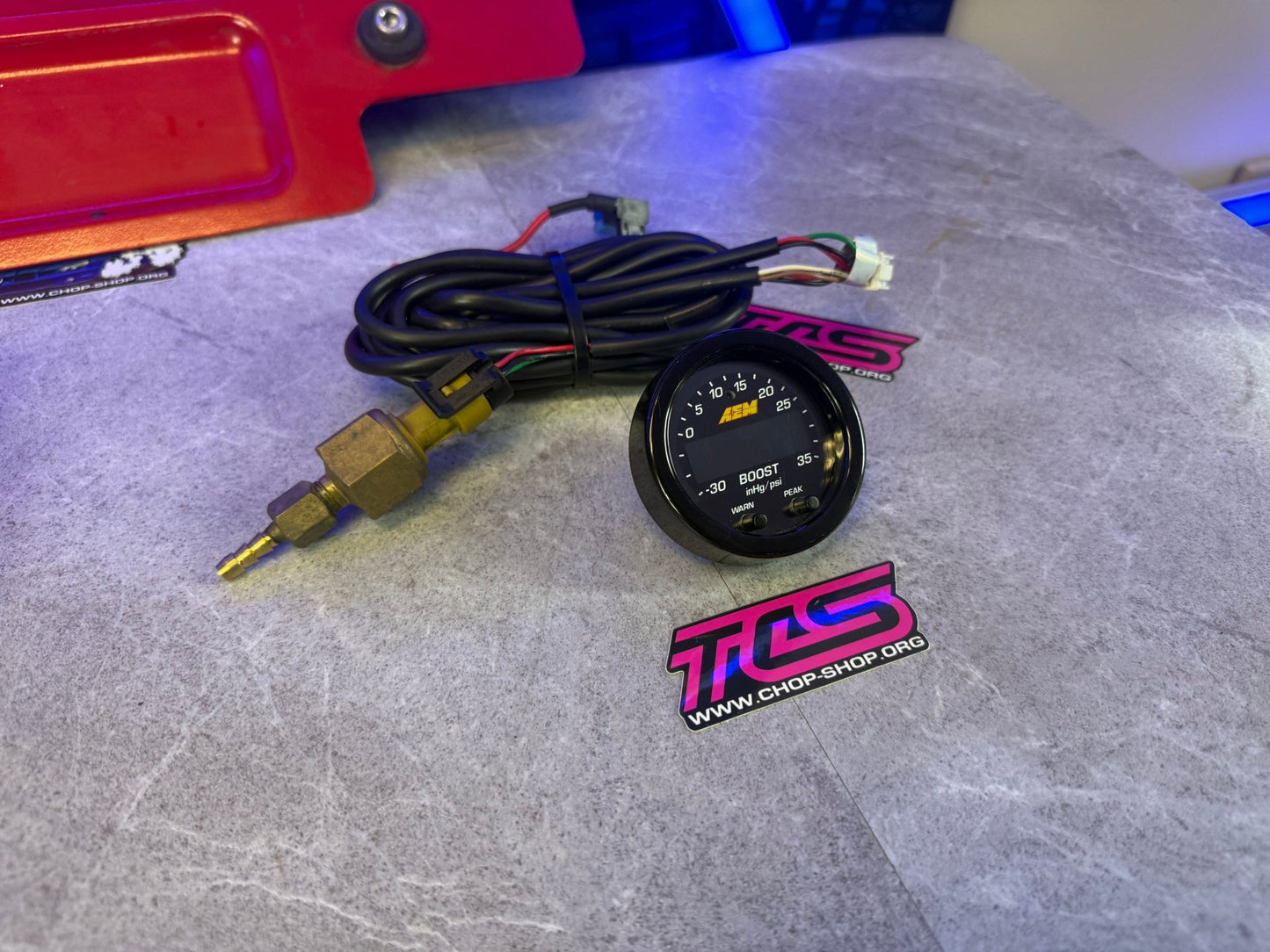 AEM digital boost gauge SUBARU STi & wrx 52 MM X - SERIES 35 PSI turbo FP BTP BCP