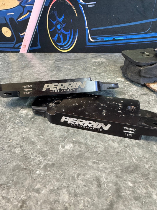 2002-2021 Subaru WRX STi Perrin Performance Motor Mounts Set With Plates