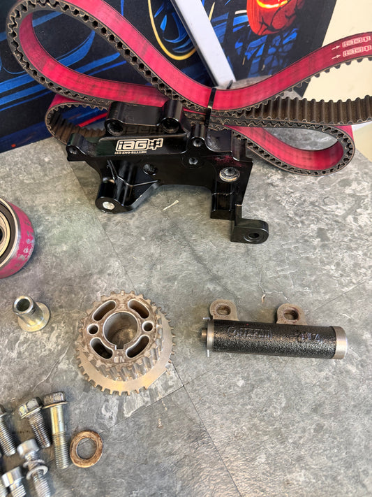 IAG timing kit Subaru STi & wrx w/ tensioner & red race belt