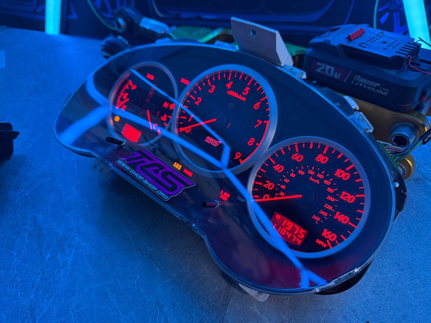 OEM 2005 - 2007 SUBARU STi gauge cluster speedometer tachometer wrx ej257 ej205 ej255 dccd 2002-2007 GD
