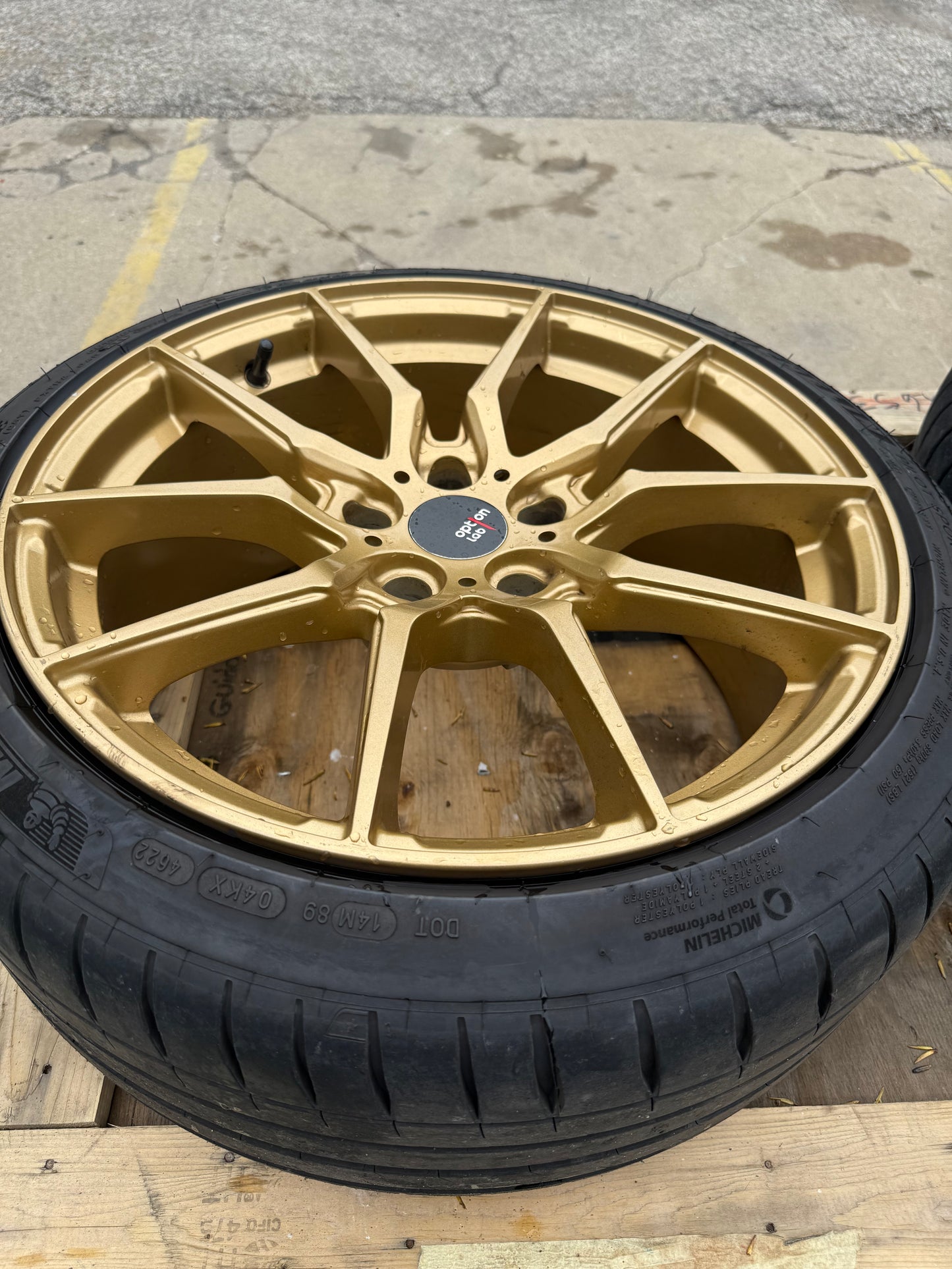 OPTION LAB 5 x 114 R 716 wheels rims for 2005-2021 STi & 2015 - 2021 WRX 235/35R18 18x9.5 +35