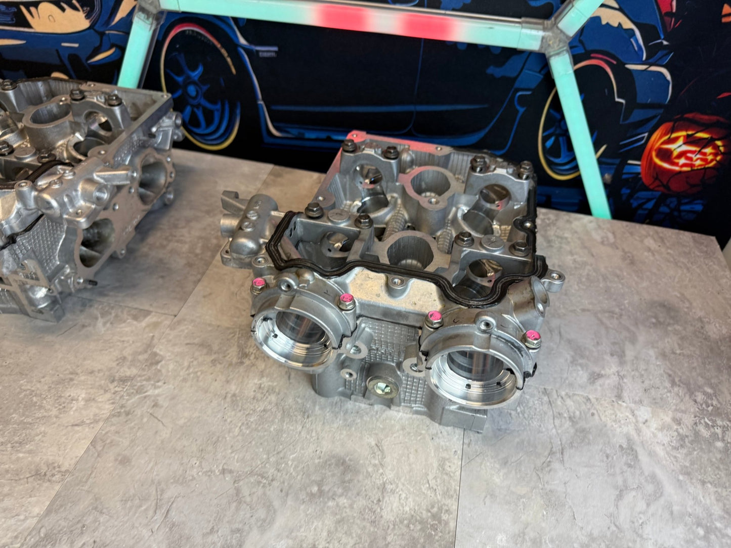Metro performance race port SAVCS built cylinder heads v25b port polish 14 mm drilled ( like iag & outfront )