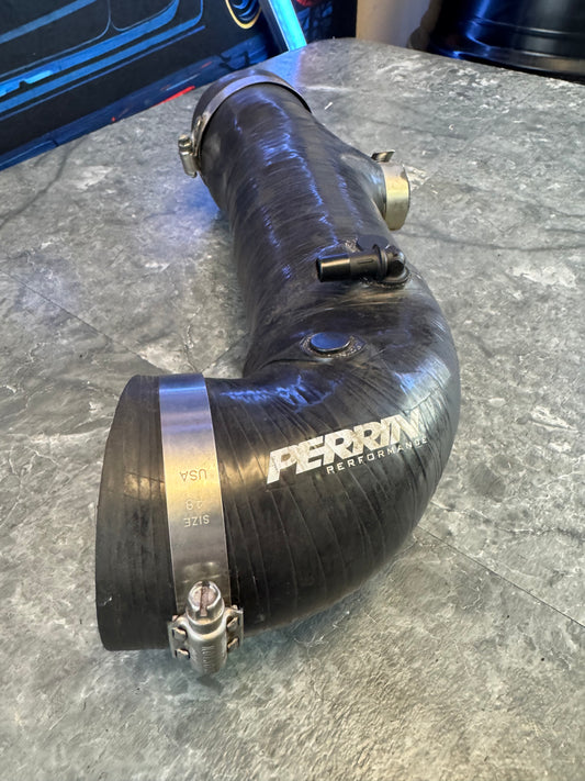 2008-2021 Subaru WRX STi Perrin 84mm Turbo Inlet FP Turbo Size Black