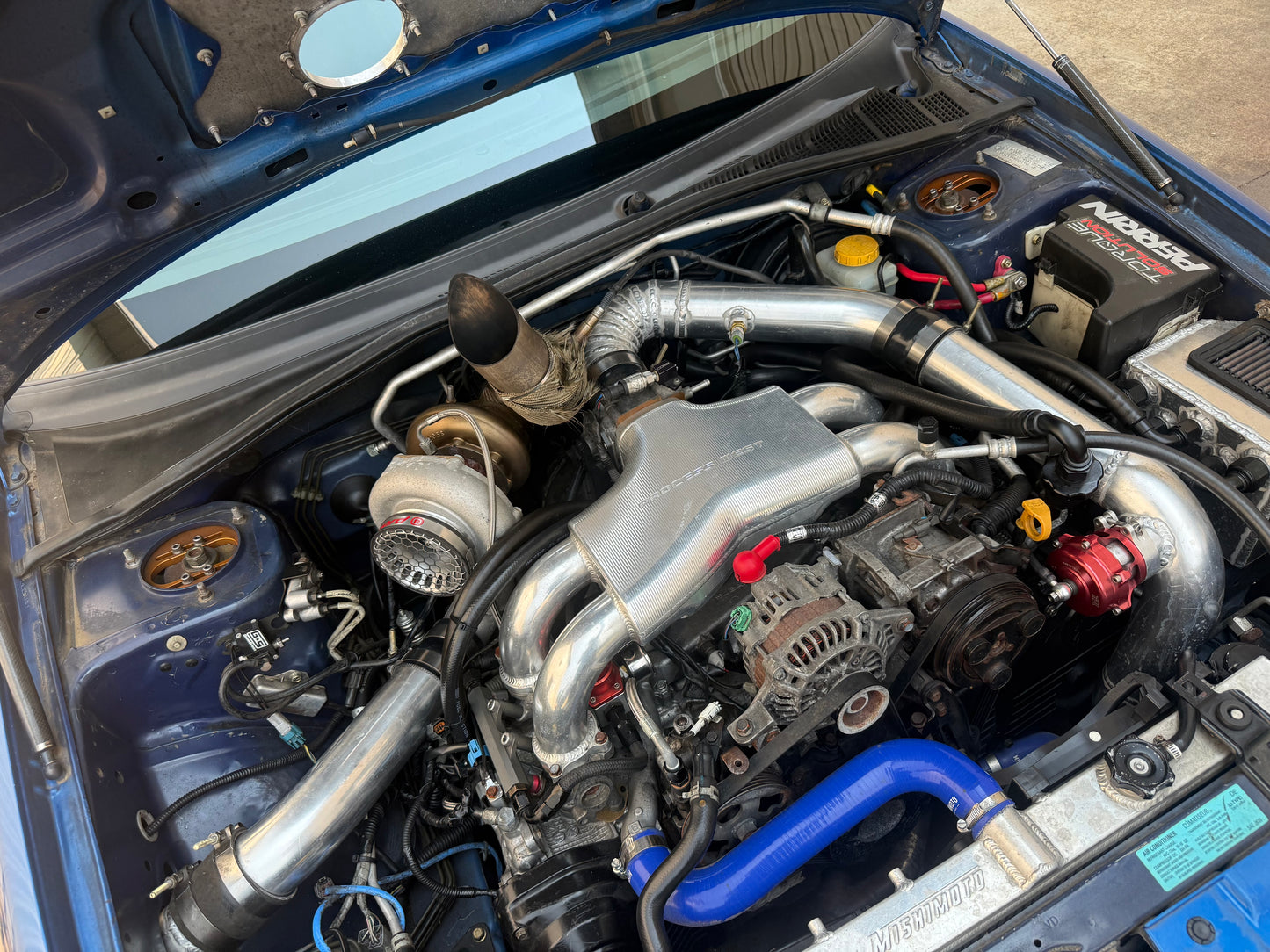 PROCESS WEST billet STREET intake manifold 04-21 Subaru STi ( rear facing )