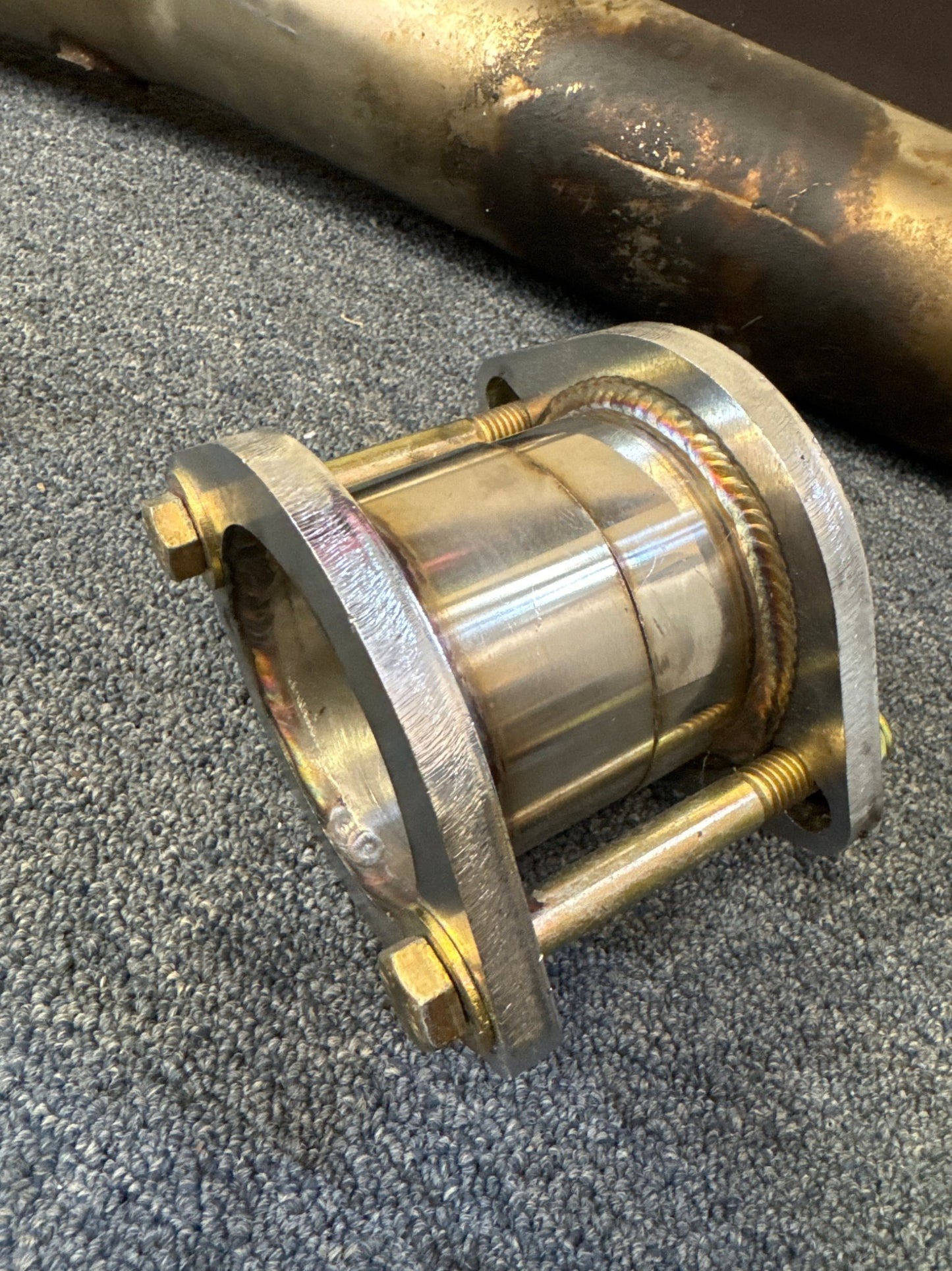 APS 3.5” Downpipe / Dual O2 Bungs Cast / Divorced Bellmouth