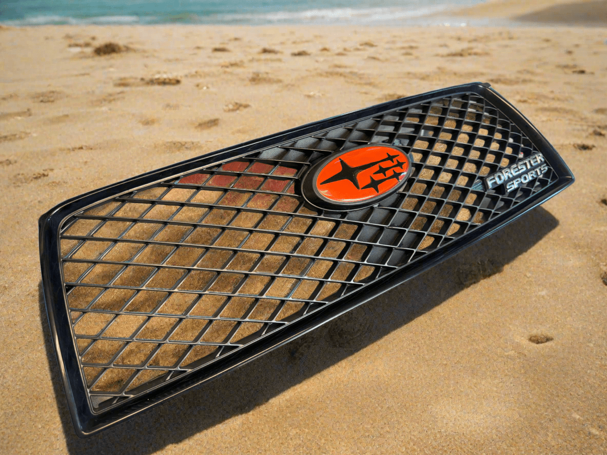 Subaru forester sport sports upper mesh oem jdm grill w/ emblem xt