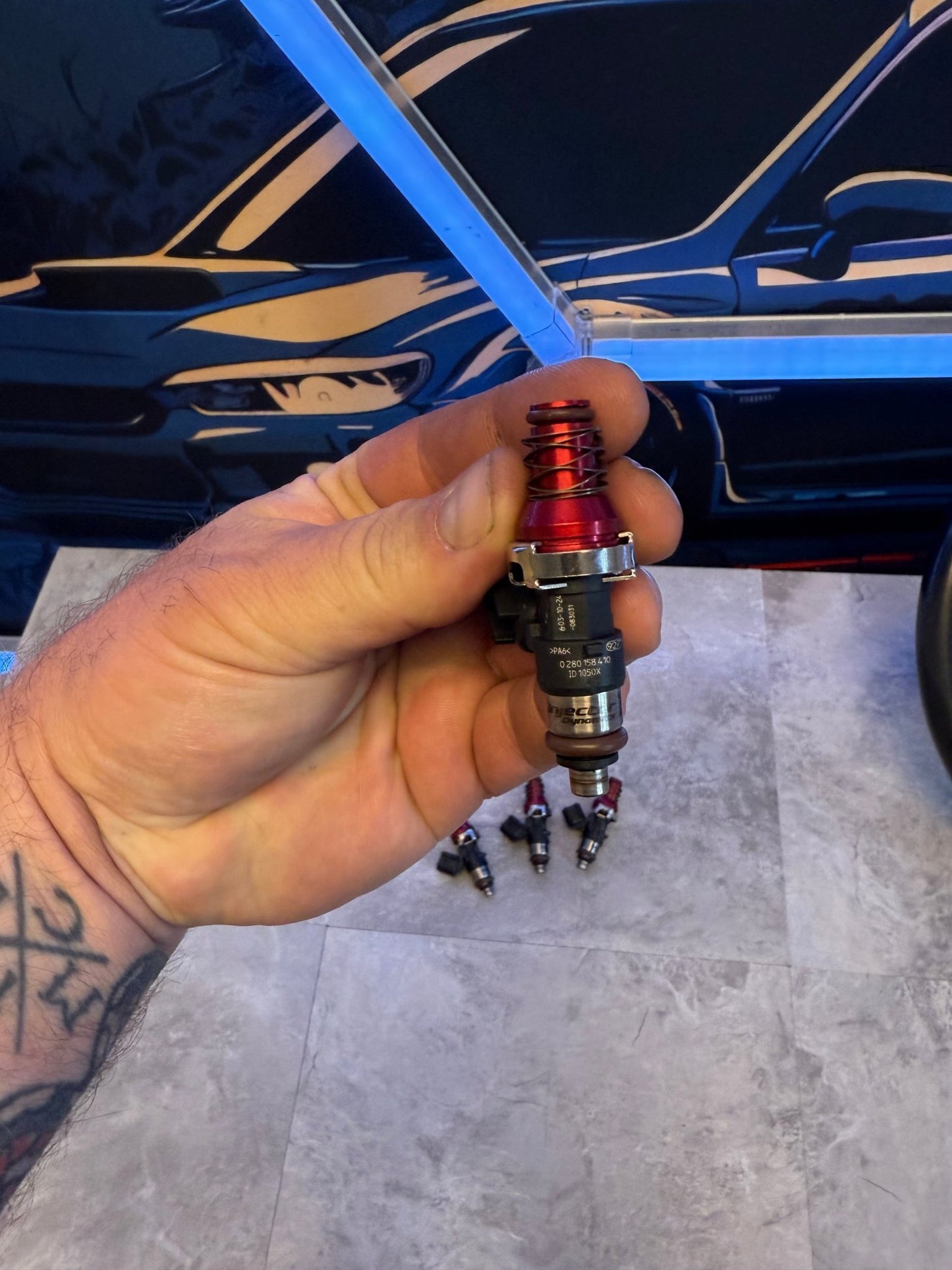 ID 1300 XDS top feed fuel injectors Subaru STi & wrx 1300 cc ej257 ej205 ej255