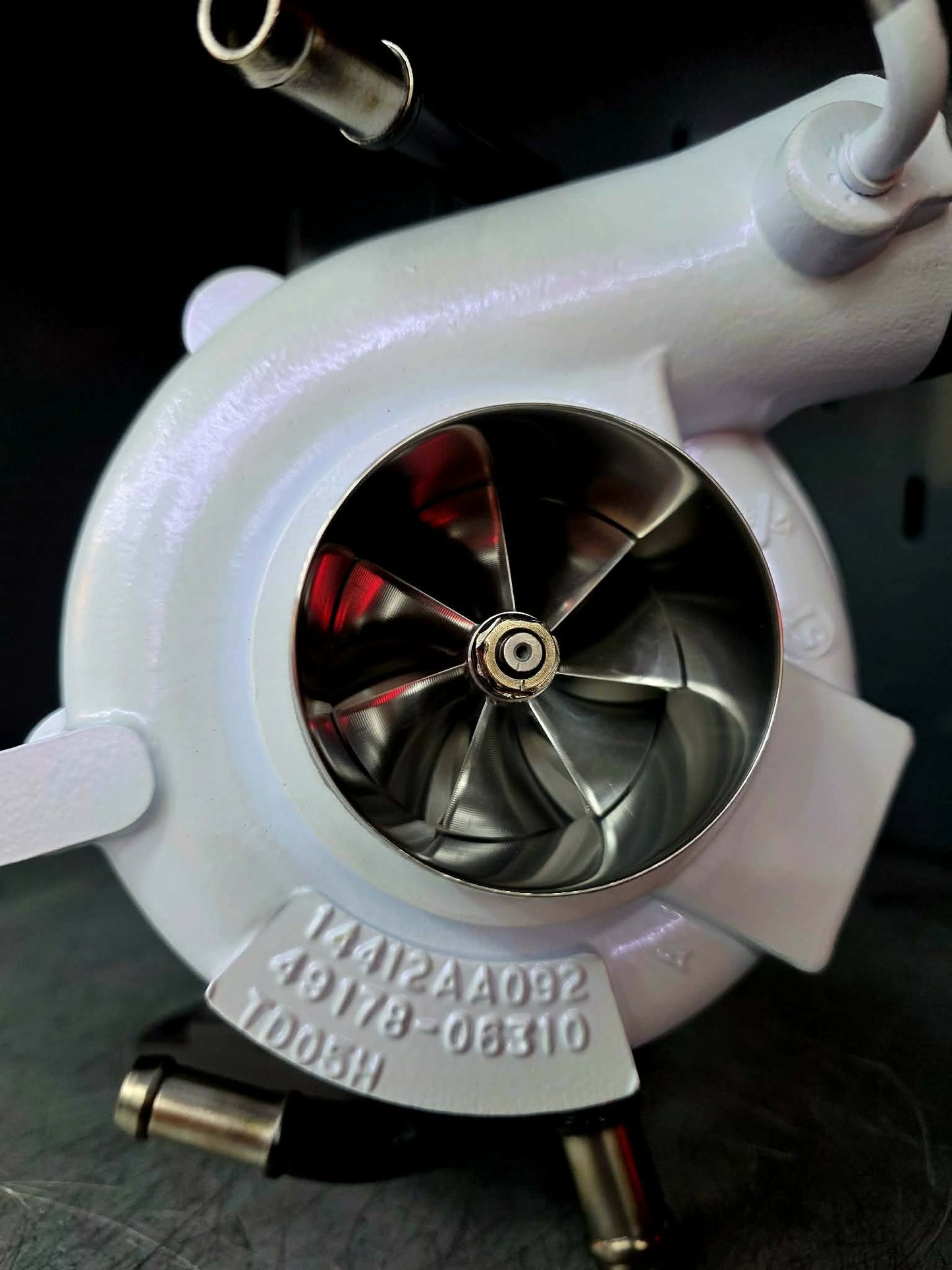 FP blue forced performance bolt on turbo turbocharger Subaru STi & wrx PEARLIZED VIOLET
