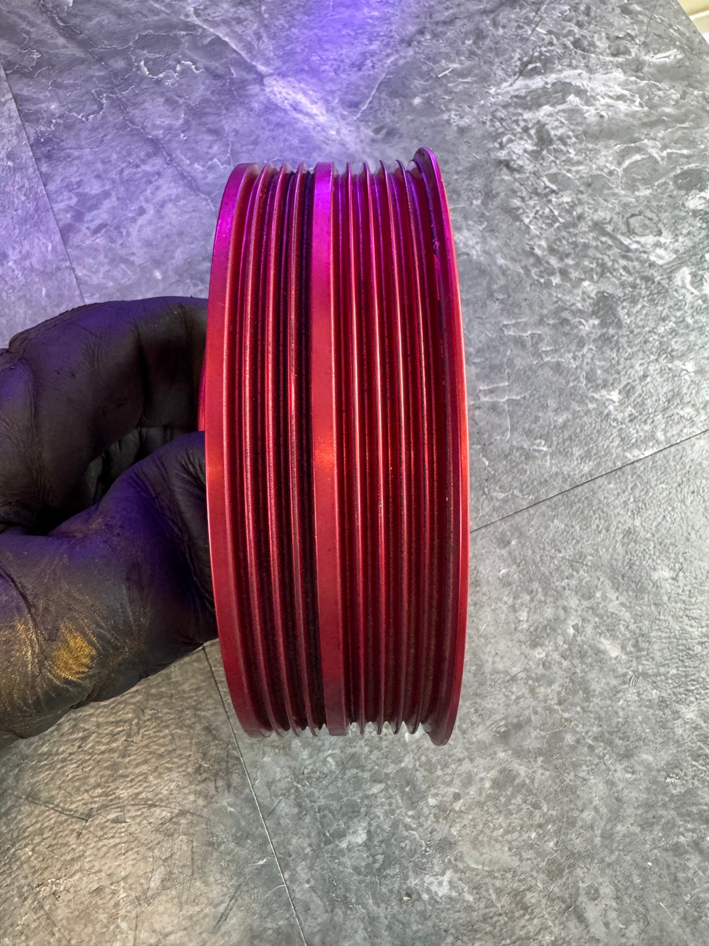 2004-2021 Subaru STi / 2002-2014 Subaru WRX Perrin Light Weight Crank Pulley Red