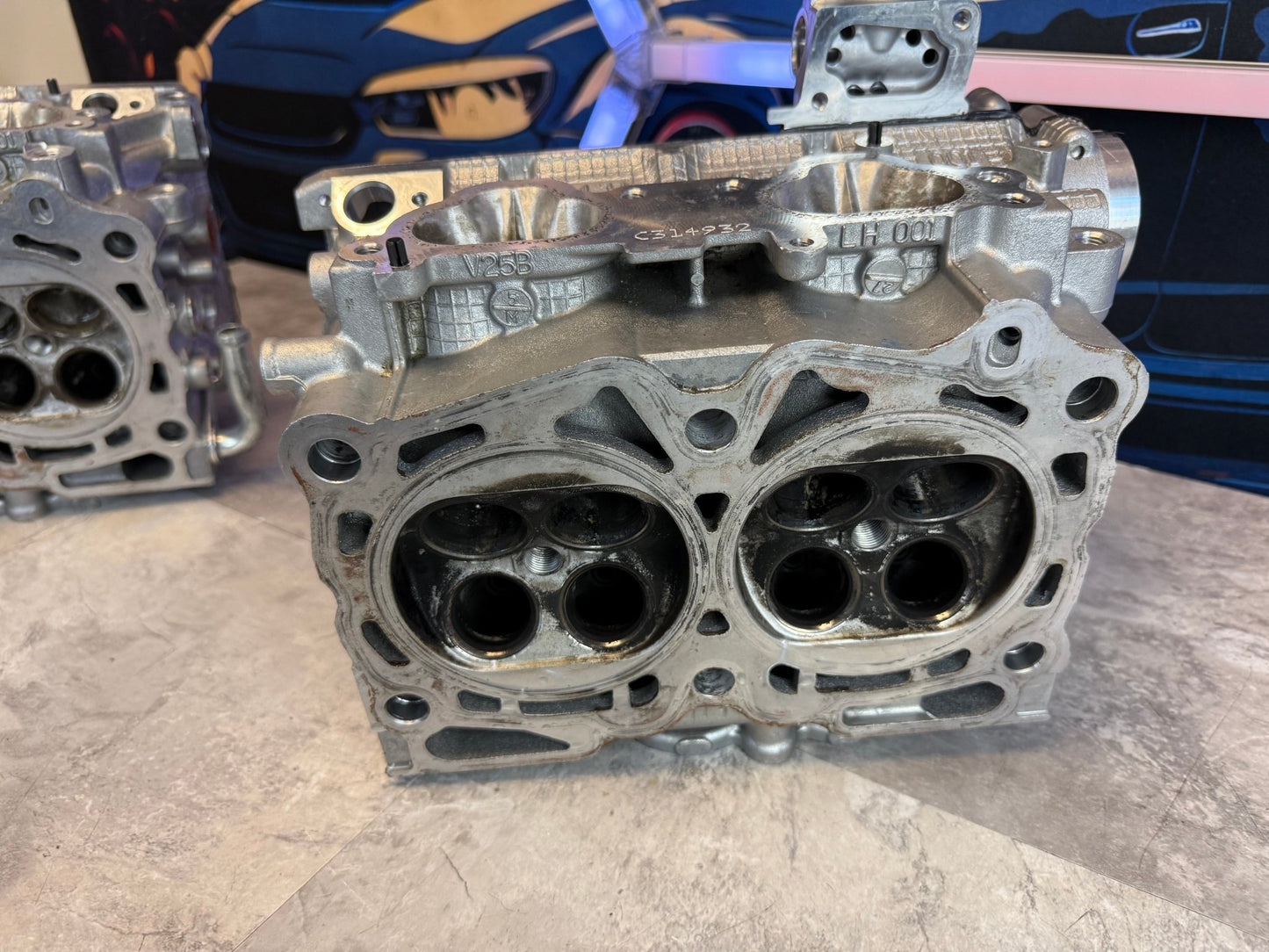 Metro performance race port SAVCS built cylinder heads v25b port polish 14 mm drilled ( like iag & outfront )
