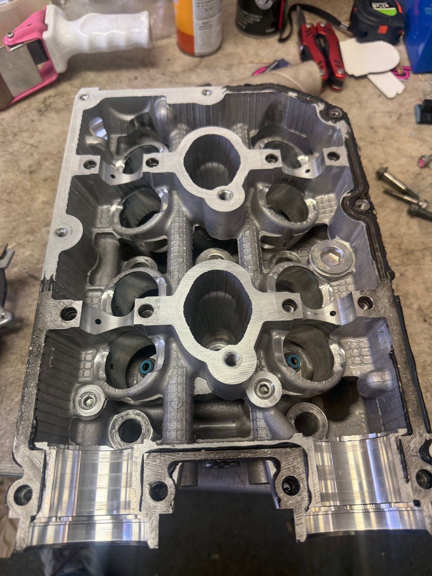 Metro performance race port SAVCS built cylinder heads v25b port polish 14 mm drilled ( like iag & outfront )