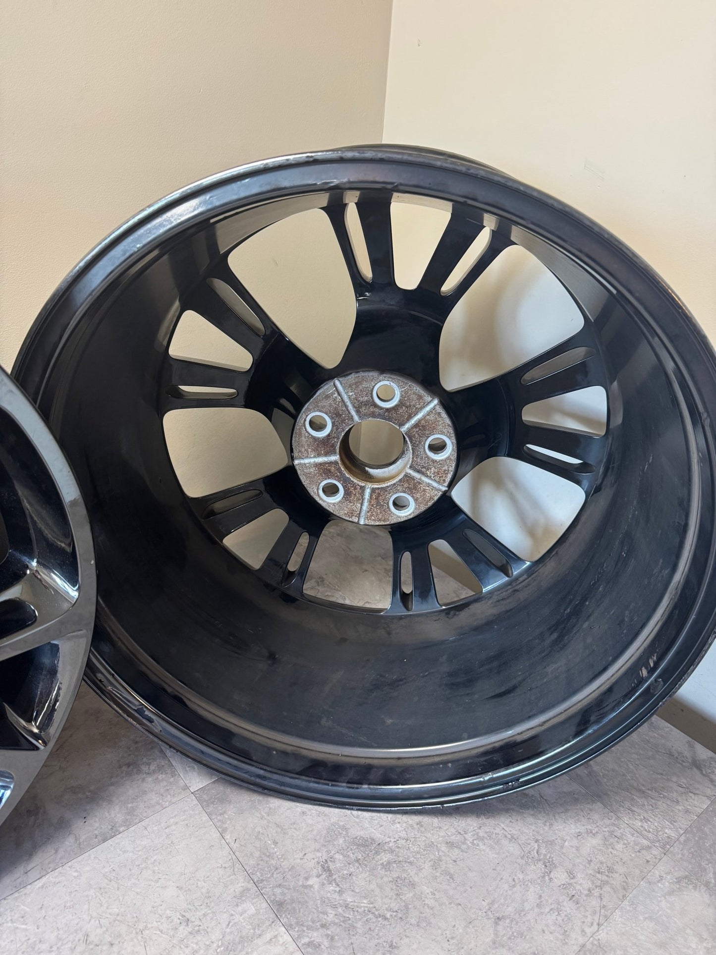 Jeep Grand Cherokee SRT OEM Factory 20" wheels rims gloss black 5x5 20x10 Only 2 Wheels