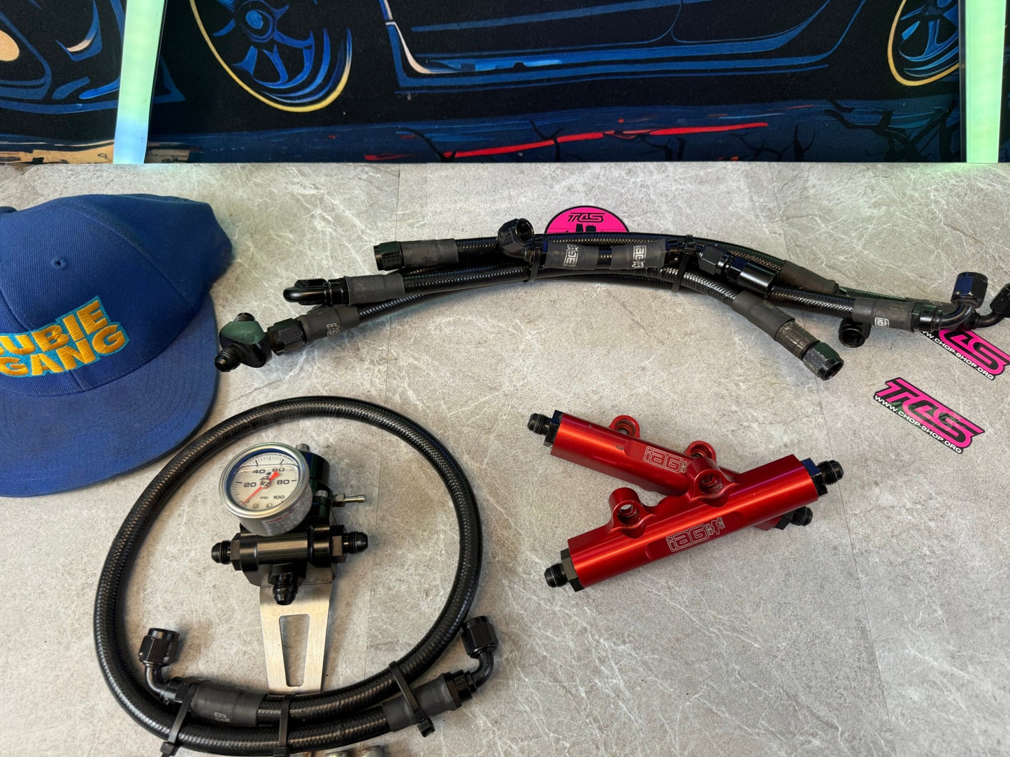 IAG FUEL KIT PTFE LINES ETHANOL STi & SUBARU WRX & RAILS & AREOMOTIVE FPR