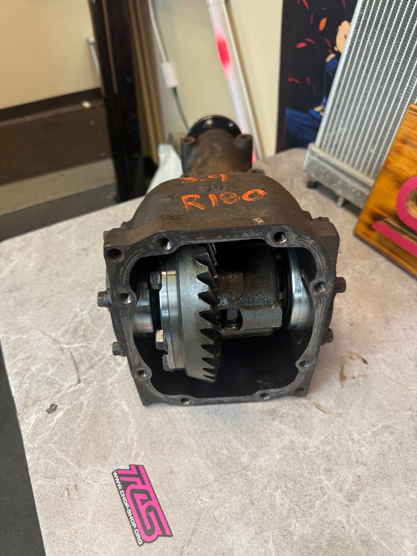 R180 R 180 rear diff differential 2004 2004 blobeye usdm Subaru STi 3.9 lsd six speed