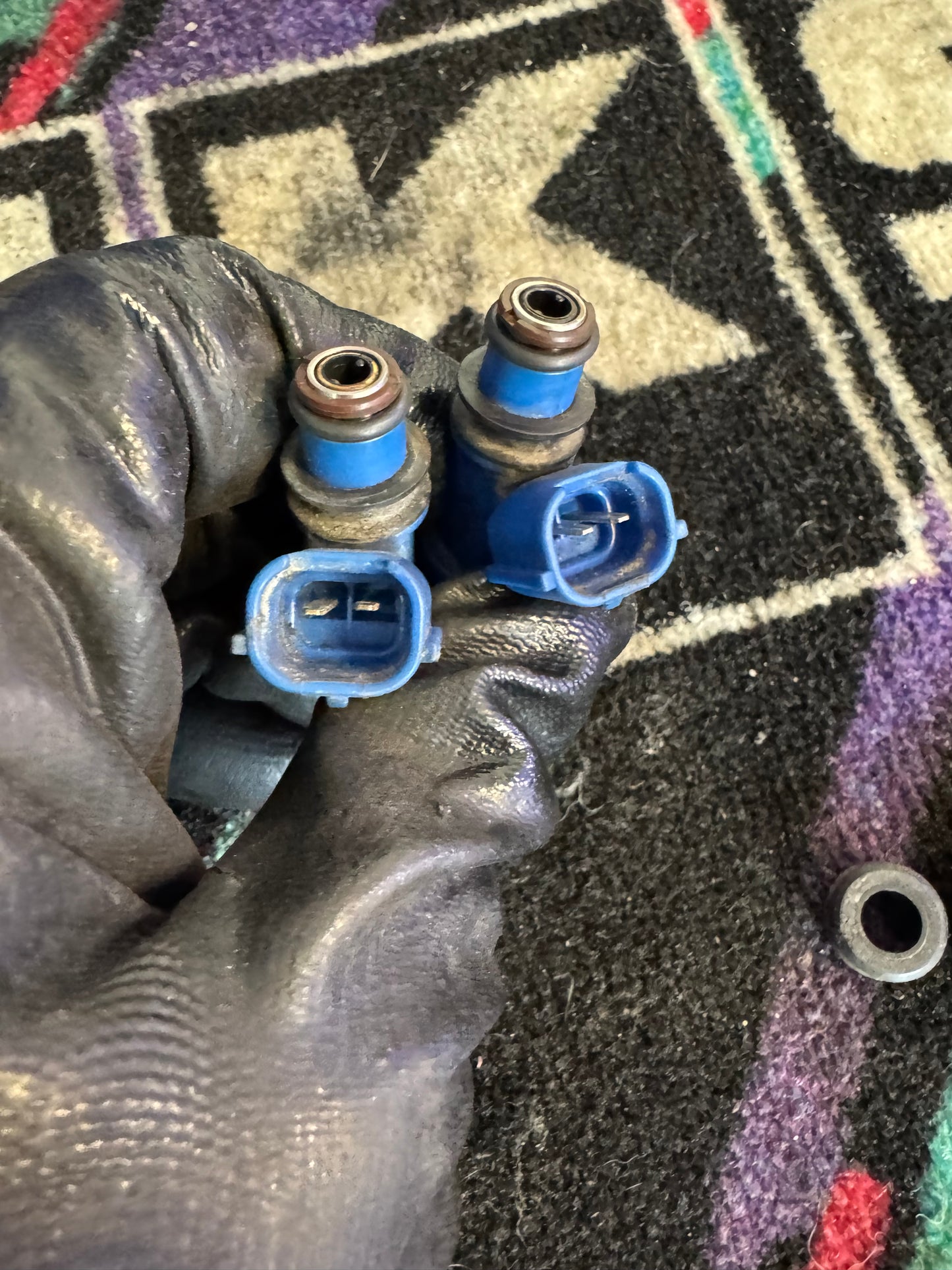 2007-2021 Subaru WRX STi OEM Denso STi Blue Injectors 565cc J3