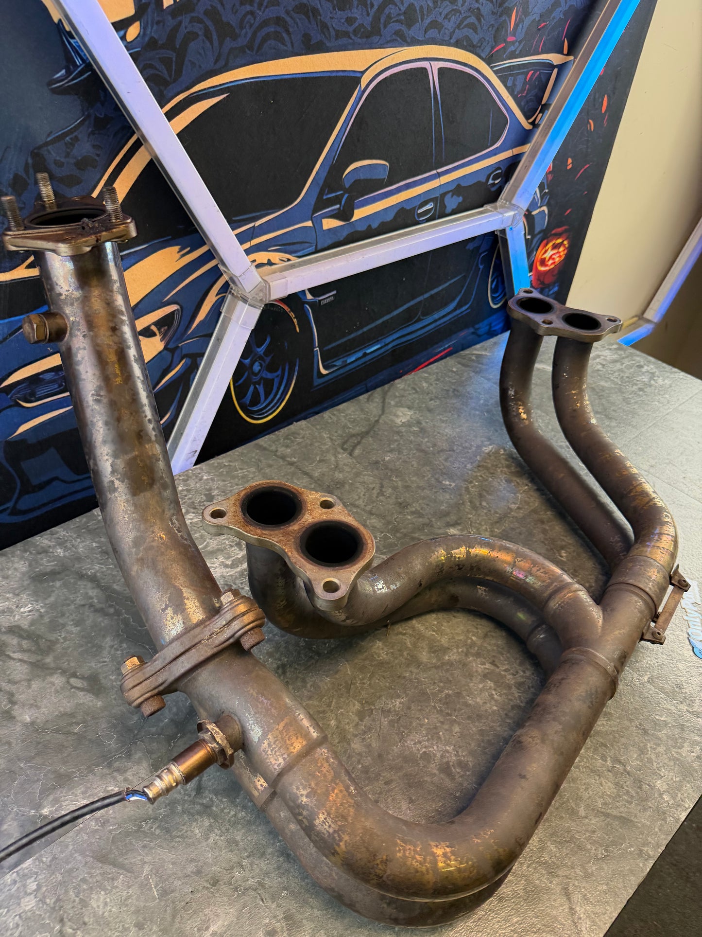 TOMEI ELH equal length header SUBARU STi & wrx ej25 w/ 3 bolt catless up pipe