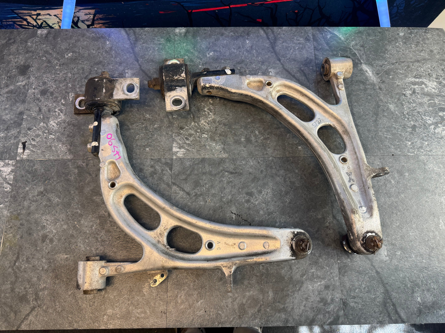 2004-2006 Subaru WRX STi OEM Aluminum Control Arms Pair Set Of 2