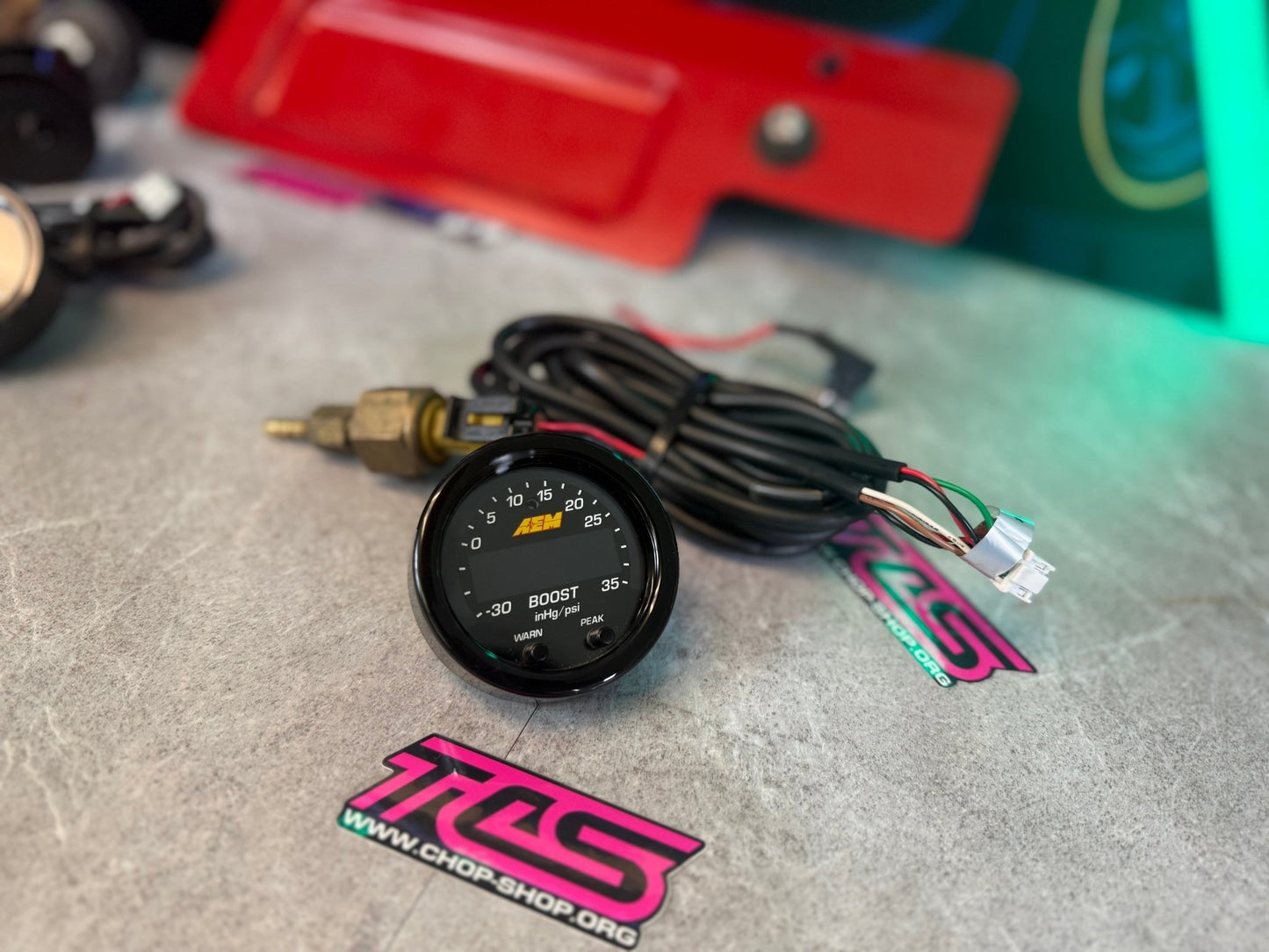 AEM digital boost gauge SUBARU STi & wrx 52 MM X - SERIES 35 PSI turbo FP BTP BCP