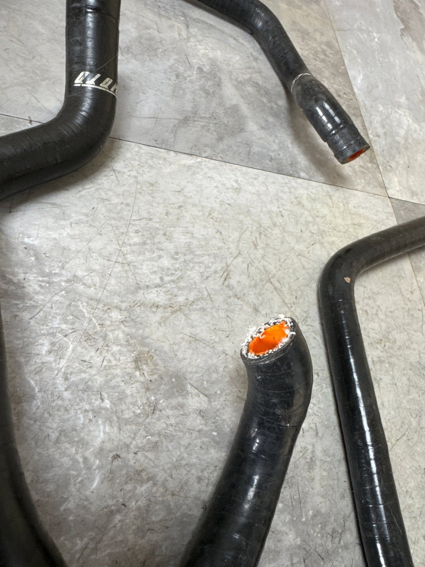 Black Mishimoto INCOMPLETE Silicone Ancillary Hose Kit (4/7) 2001-2005 Subaru Impreza WRX