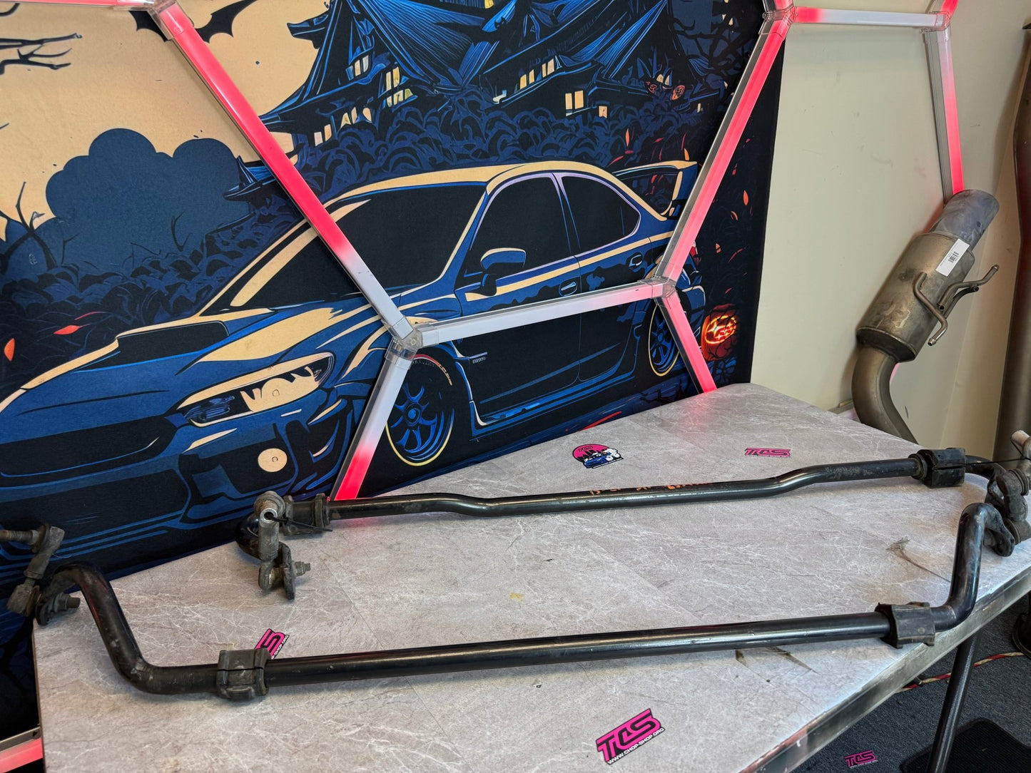 RCE racecomp enginnering front & rear sway bars w/ end links 15-21 Subaru STi