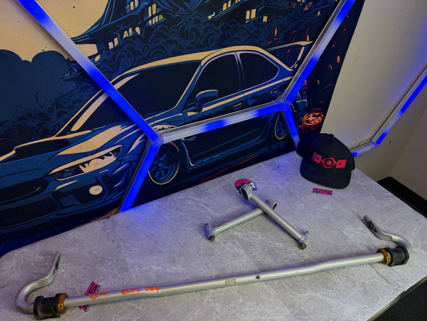 WHITELINE FLATOUT adjustable rear sway bar 22 MM 08-21 SUBARU STi & WRX LEGACY GT