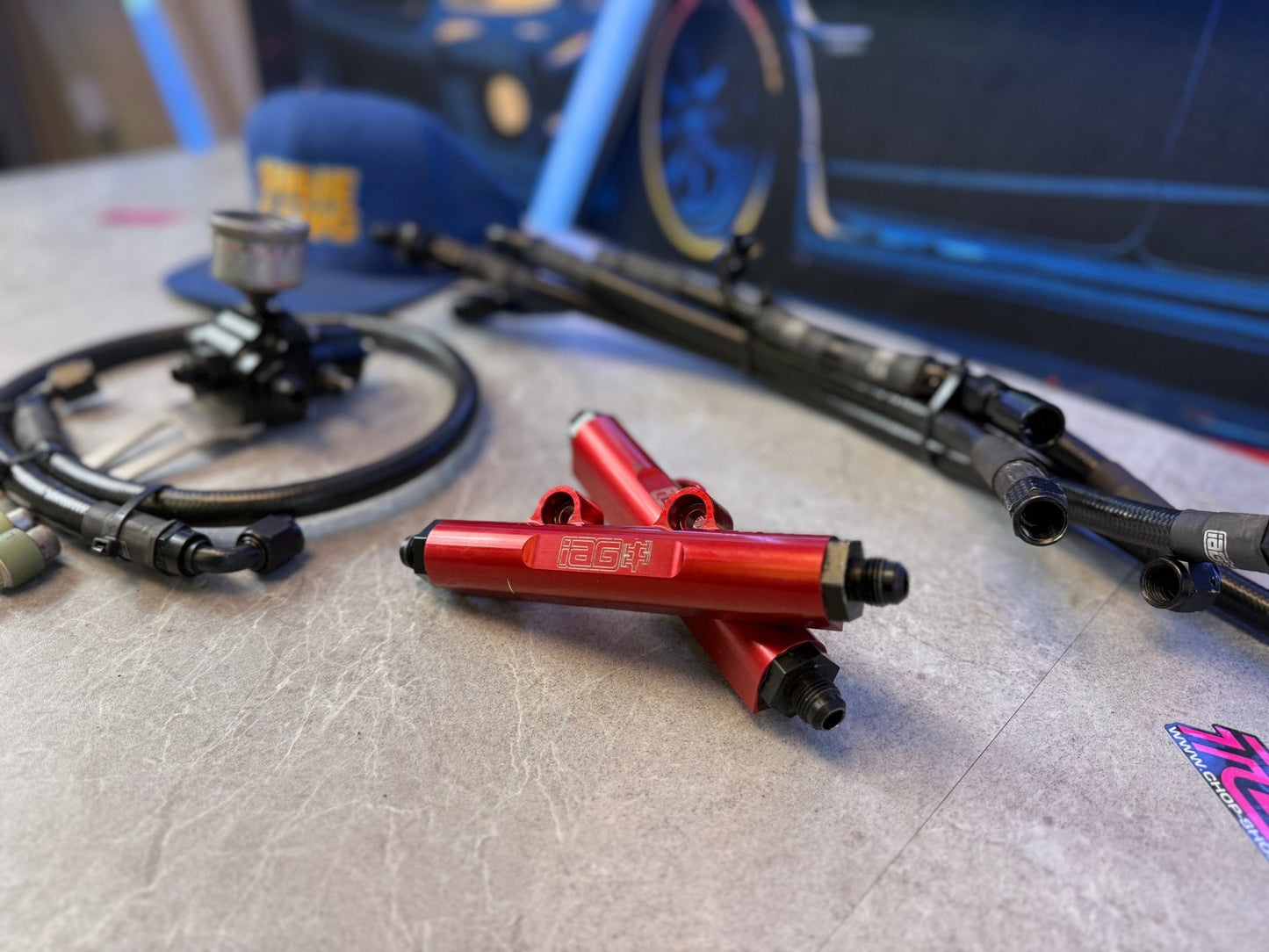 IAG FUEL KIT PTFE LINES ETHANOL STi & SUBARU WRX & RAILS & AREOMOTIVE FPR