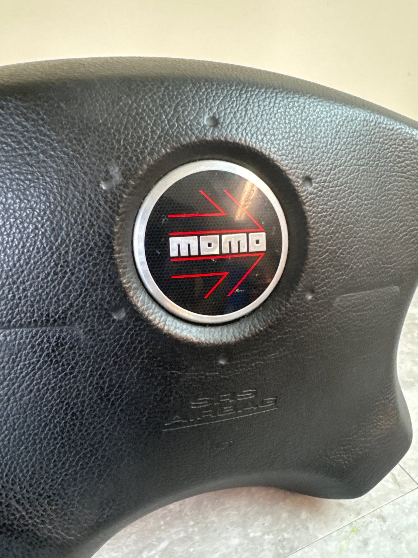 2002 2003 Subaru Impreza & WRX Drivers Airbag Assembly with RED Momo Cover 98211FE050ML
