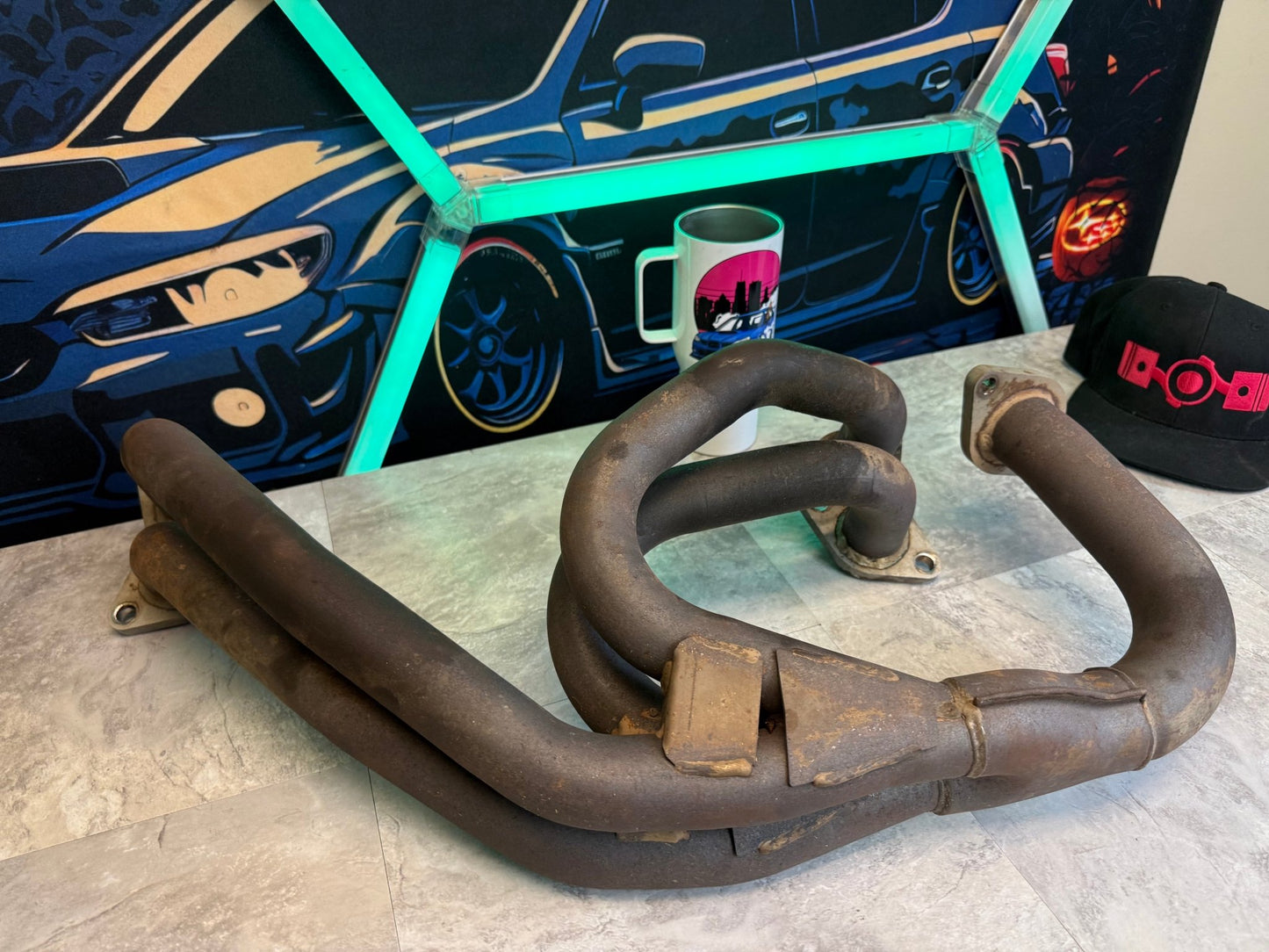 HKS ELH 04-21 Subaru STi equal length header exhaust manifold wrx ej257