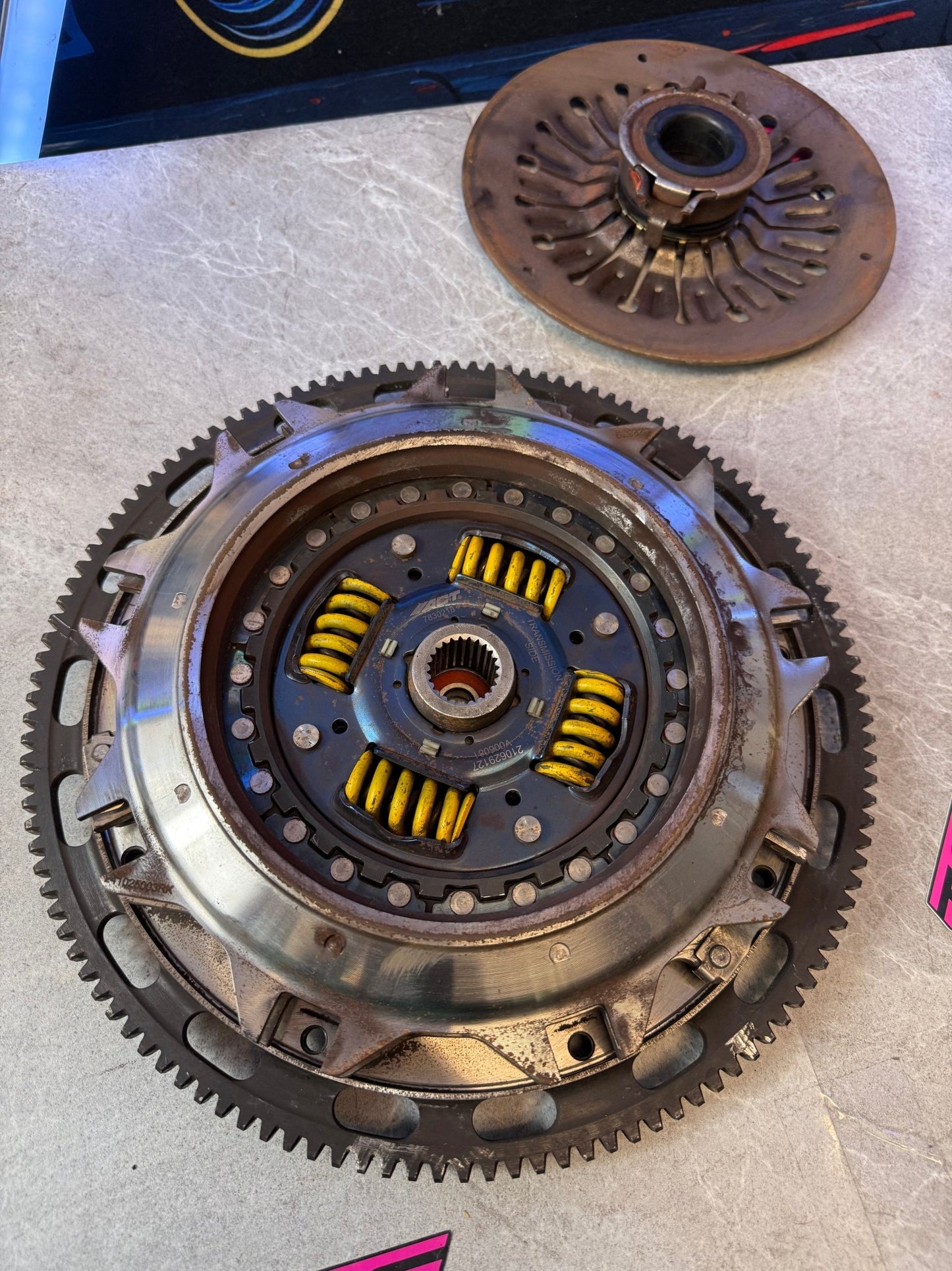 ACT mod-twin 225 heavy duty sprung clutch kit Subaru STi & wrx 6 speed
