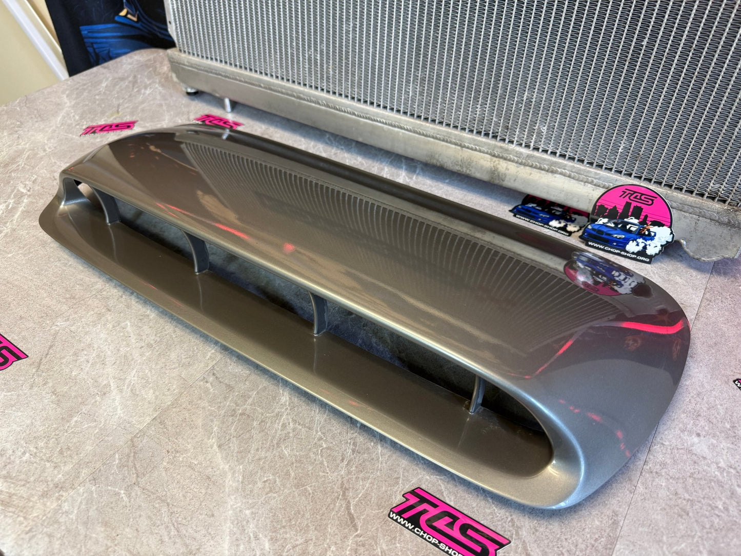 JDM STi Subaru v7 oem hood scoop version 7 bugeye forester xt tall