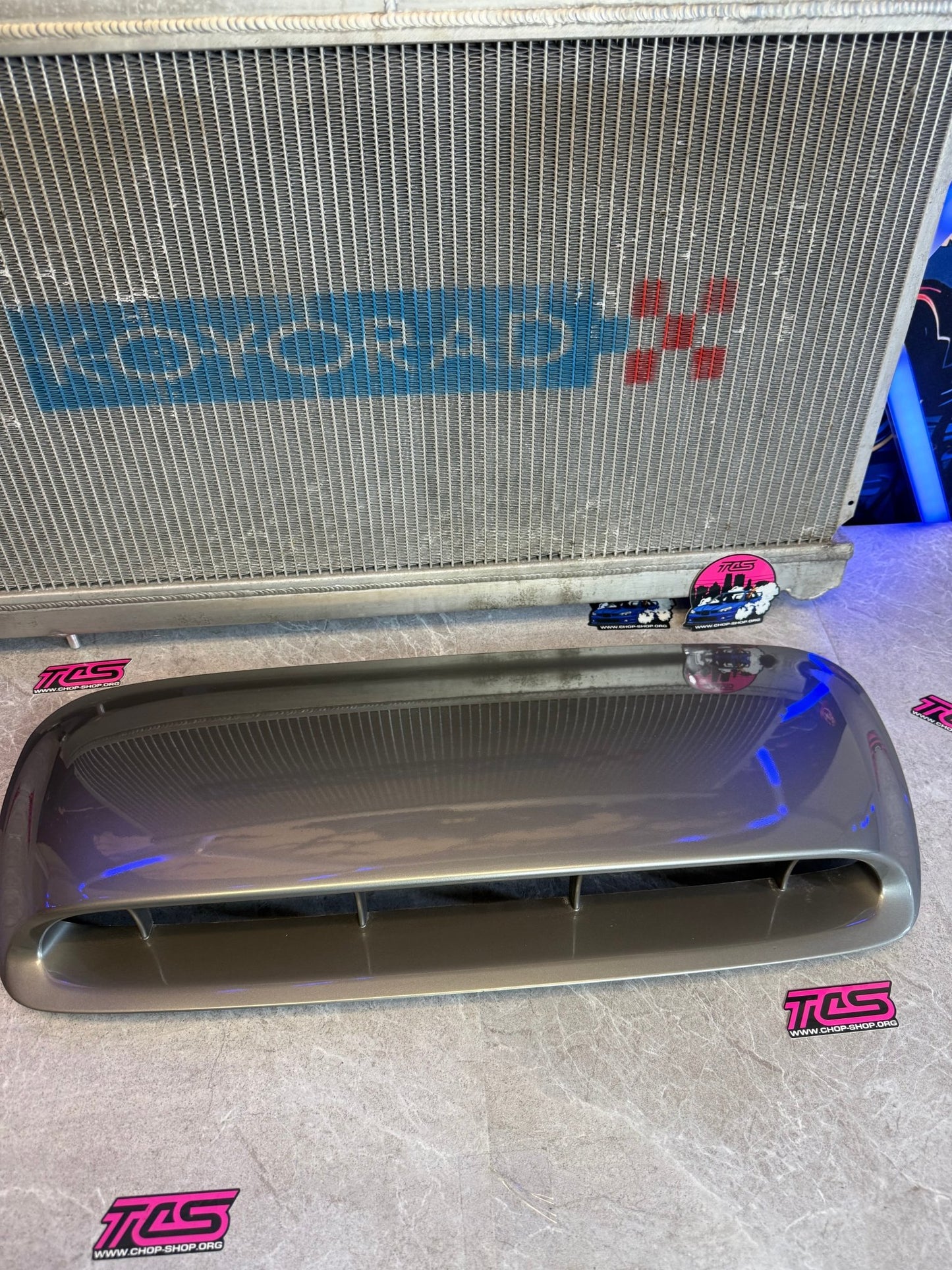 JDM STi Subaru v7 oem hood scoop version 7 bugeye forester xt tall