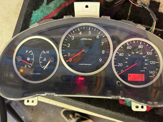 2004-2005 Subaru Impreza WRX OEM Instrument Gauge Cluster 332k Miles 5MT Tested