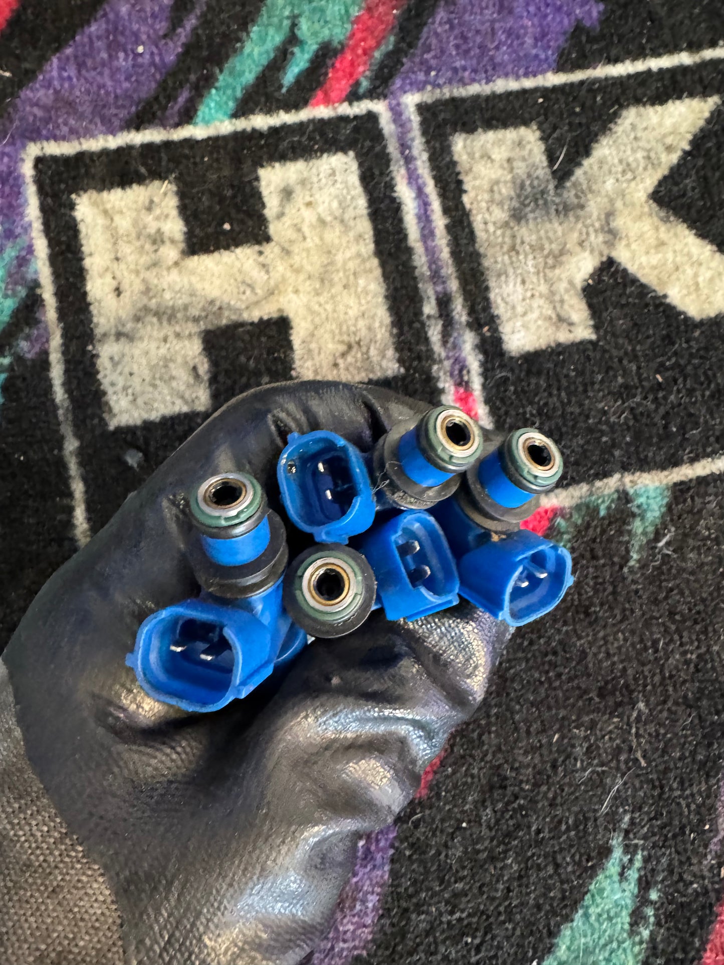 2007-2021 Subaru WRX STi OEM Denso STi Blue Injectors 565cc J3