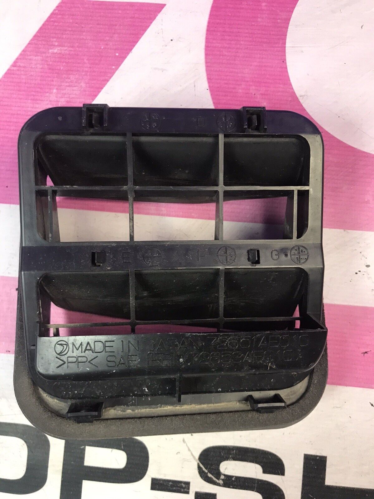 OEM Quarter Panel Air Vent Grille 02-08 Subaru Forester/Impreza/WRX 72651AE010