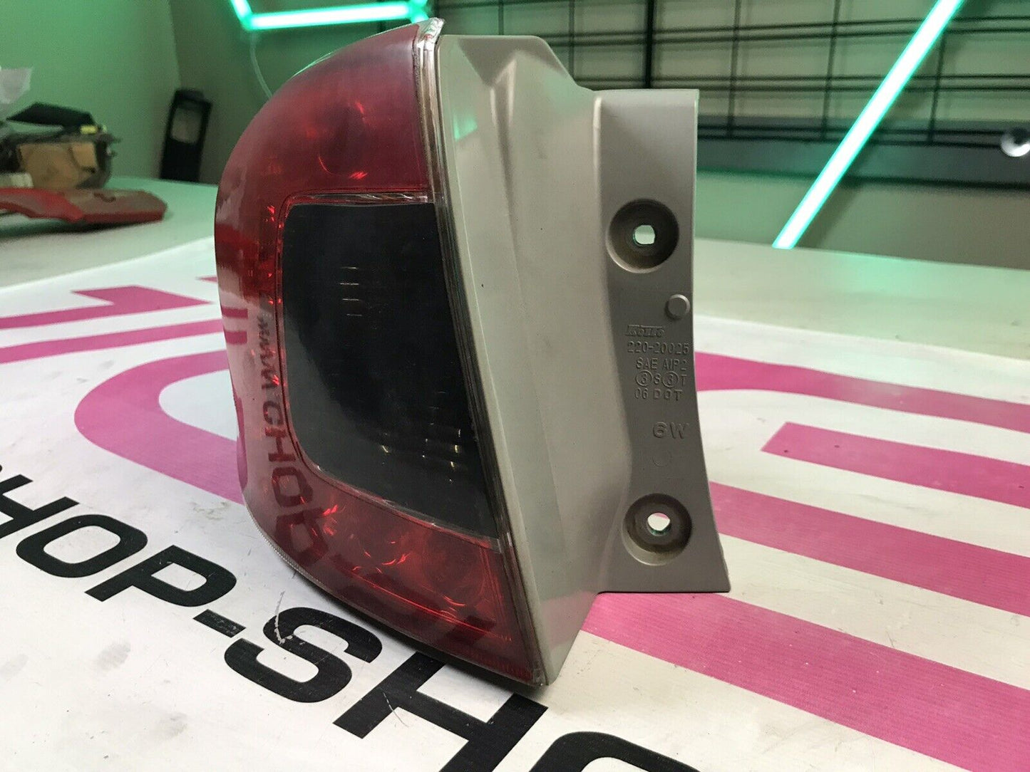 2008-2014 Subaru WRX STi Hatch Wagon Left Rear Outer Tail Light Assembly SMOKED