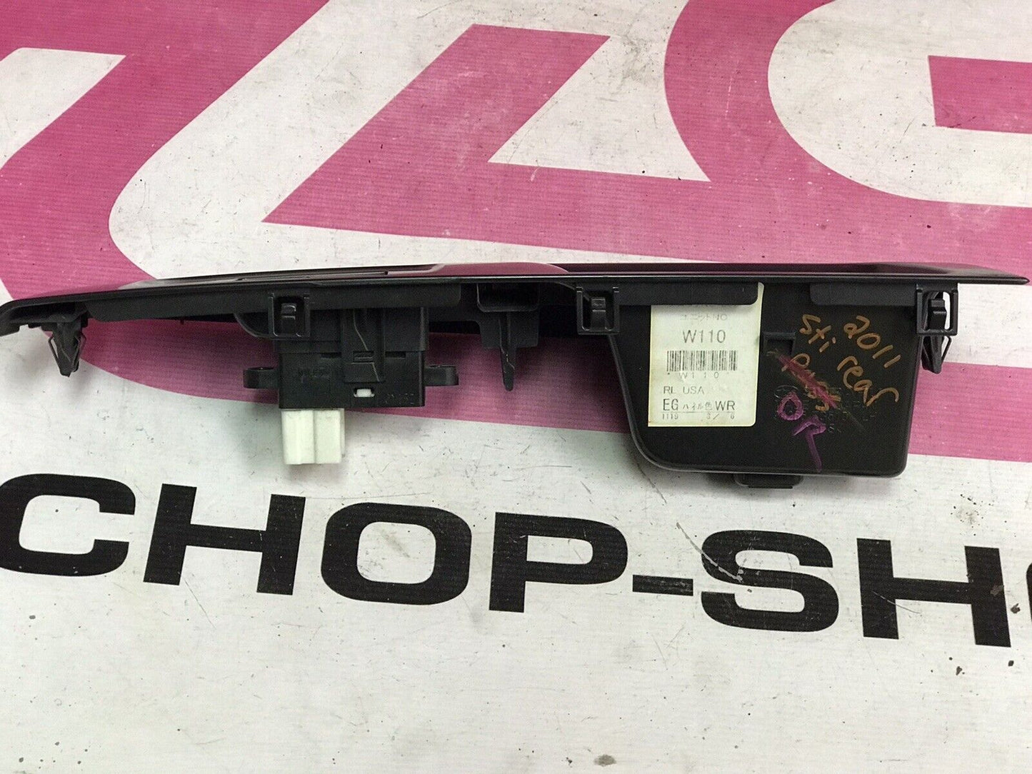 2008-2014 Subaru Impreza WRX STi Window Switch and Trim Rear LH Driver