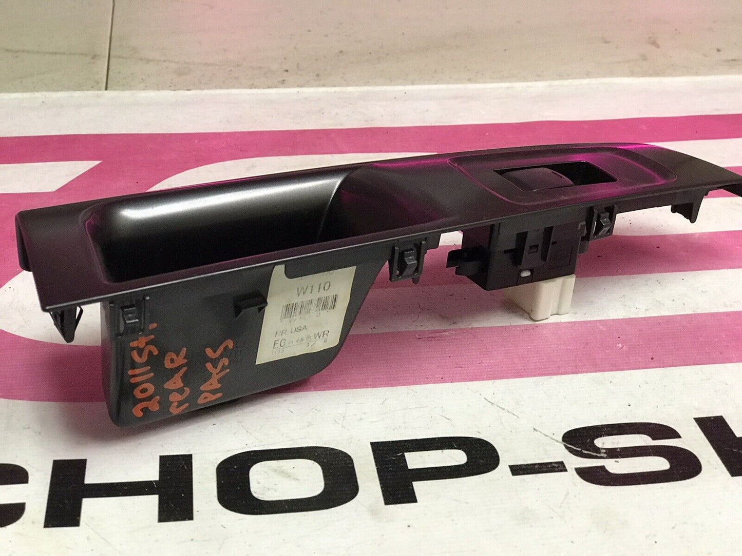 OEM 2008-2014 Subaru Impreza WRX STi Rear Right Window Switch Trim 94266FG500