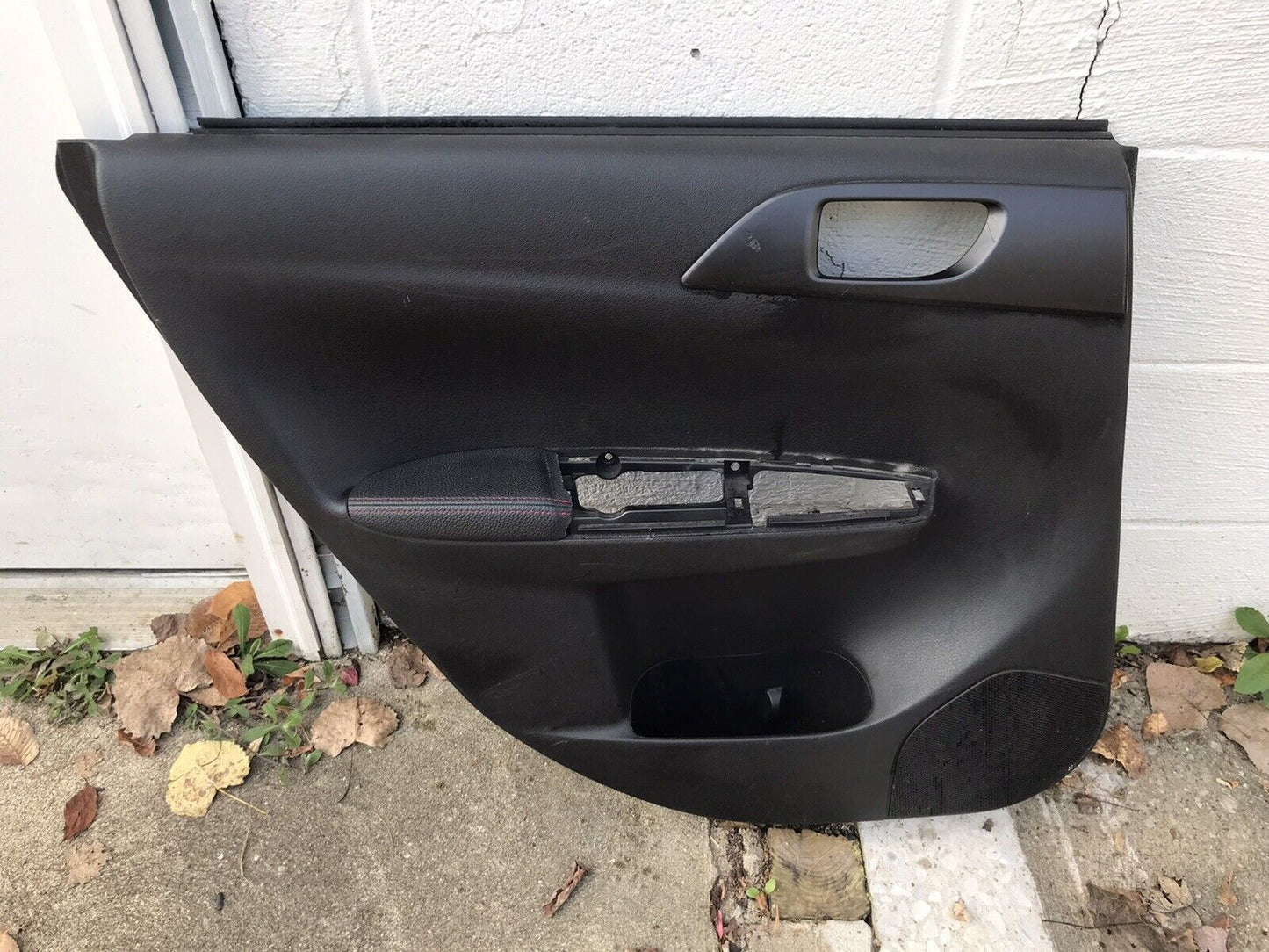 OEM 08-14 Subaru Impreza WRX STi Rear LH Driver Side Door Panel