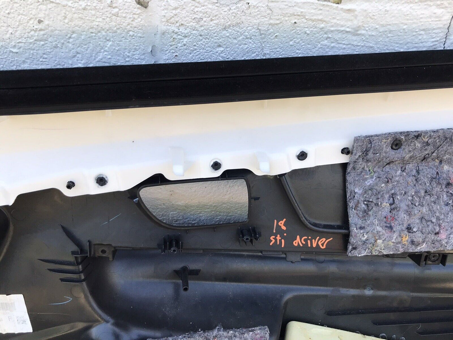 OEM 2015-2019 Subaru STi Front Driver Side LH Door Panel