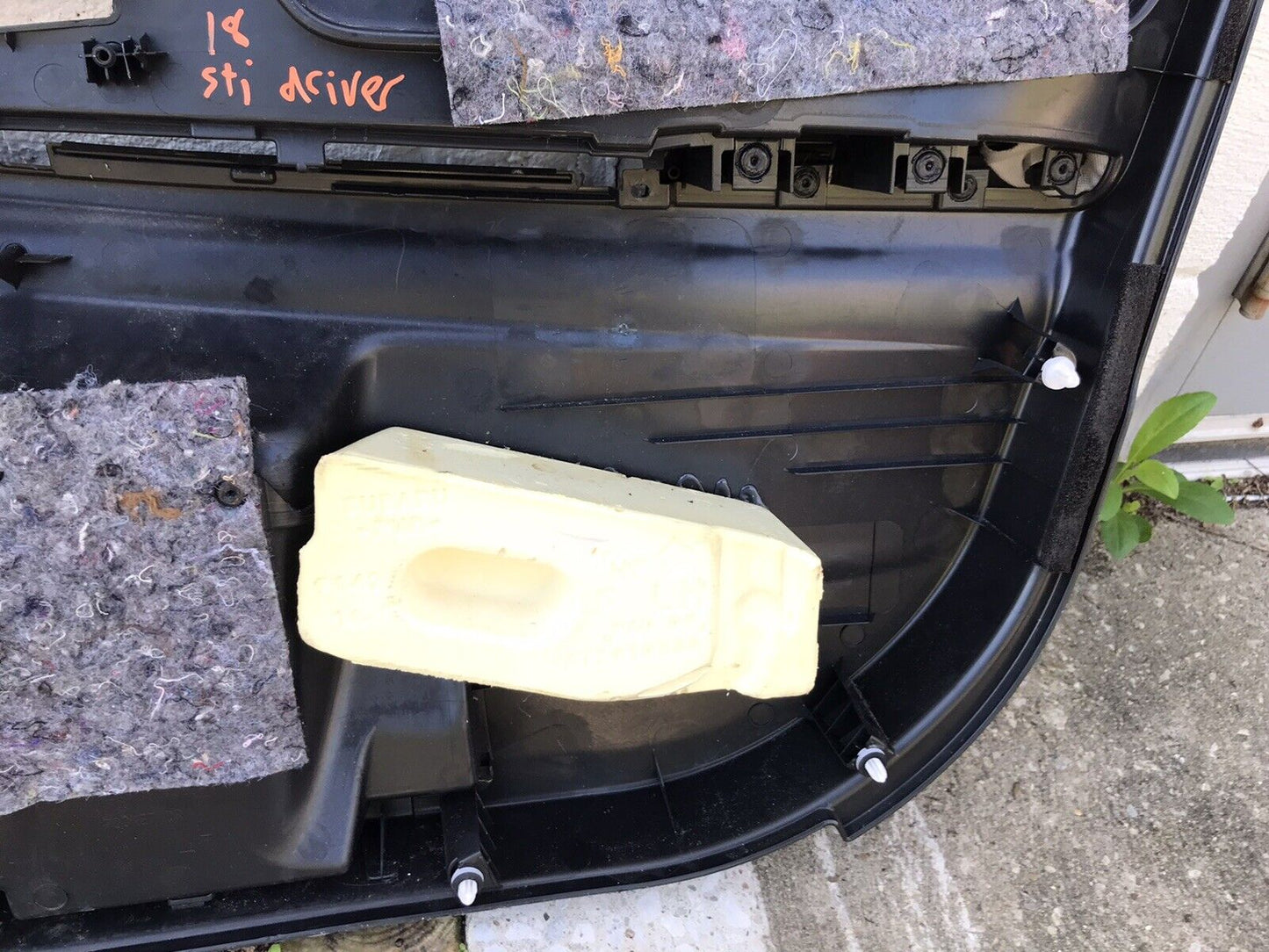 OEM 2015-2019 Subaru STi Front Driver Side LH Door Panel