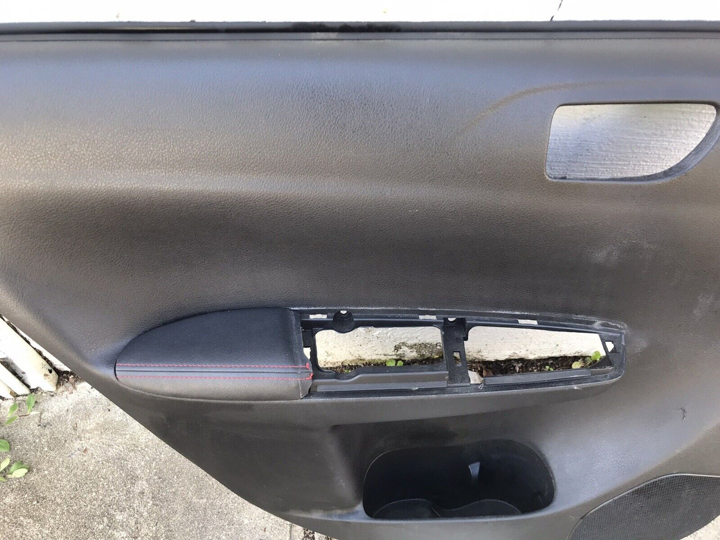 OEM 08-14 Subaru Impreza WRX STi Rear LH Driver Side Door Panel