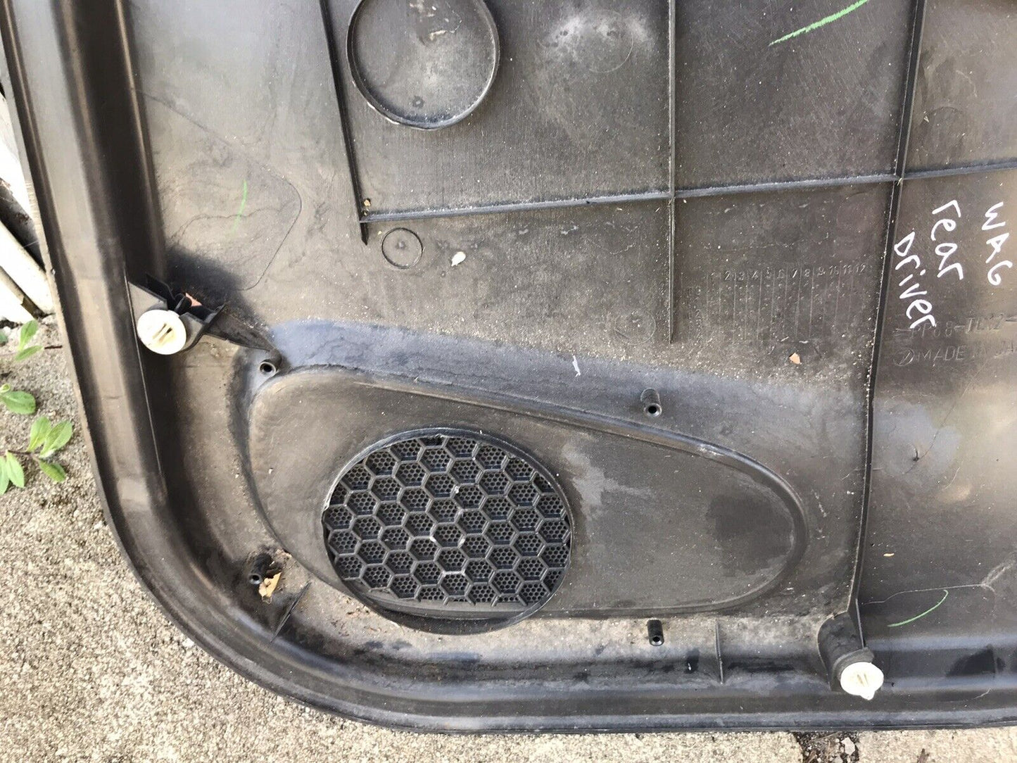 OEM 02-03 Subaru Impreza WRX Wagon Rear LH Driver Side Door Panel