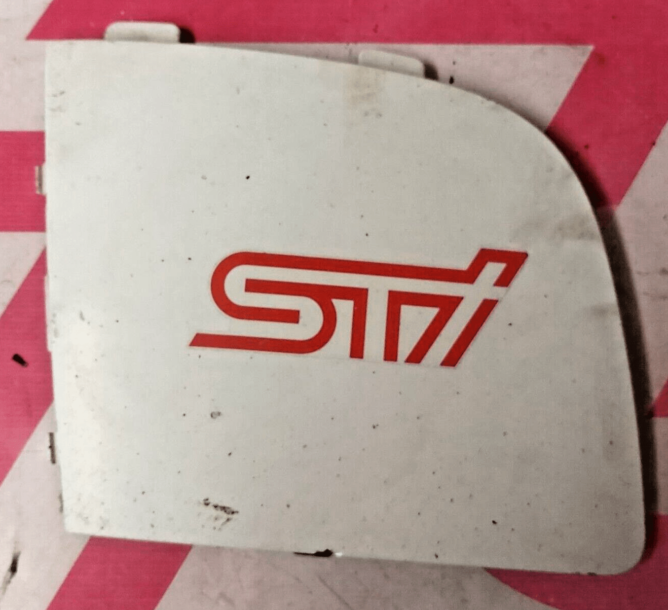 OEM 2006-2007 Subaru Impreza WRX STi White Fog Light Cover Trim