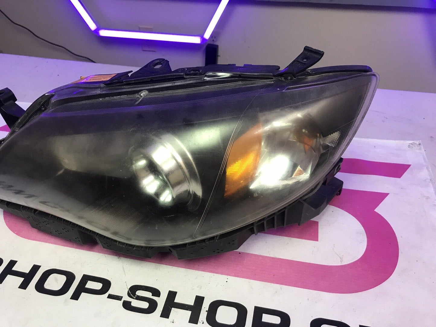 OEM 08-14 Subaru Impreza WRX STi LH Dtiver Side Headlight Assembly