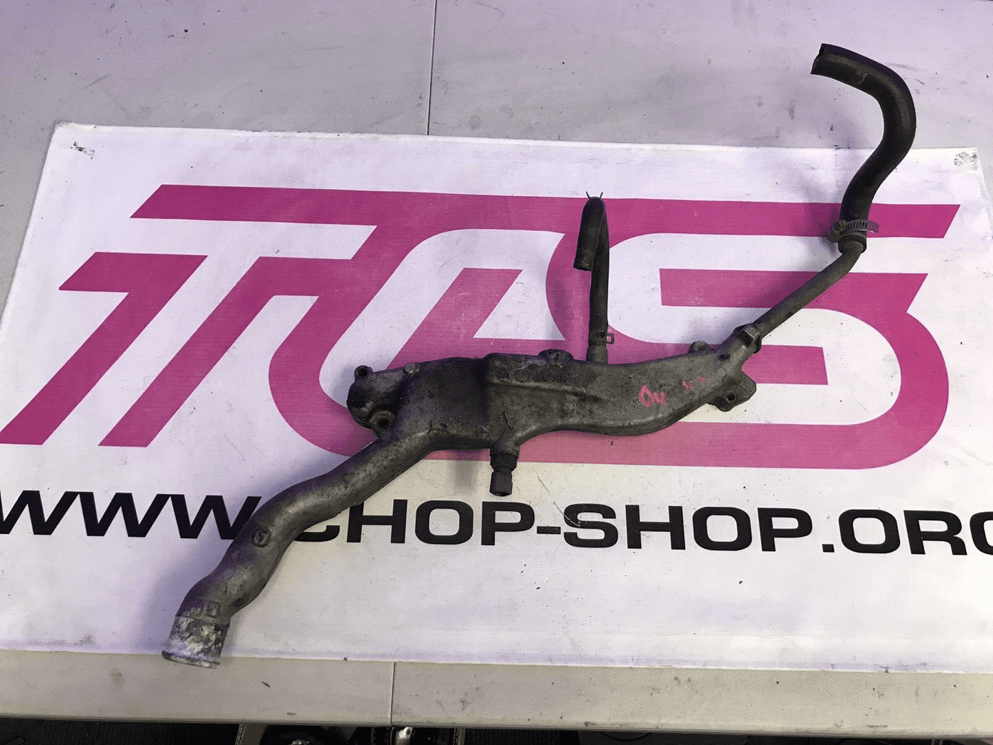 OEM 2004 Subaru WRX STi Engine Coolant Crossover Assembly